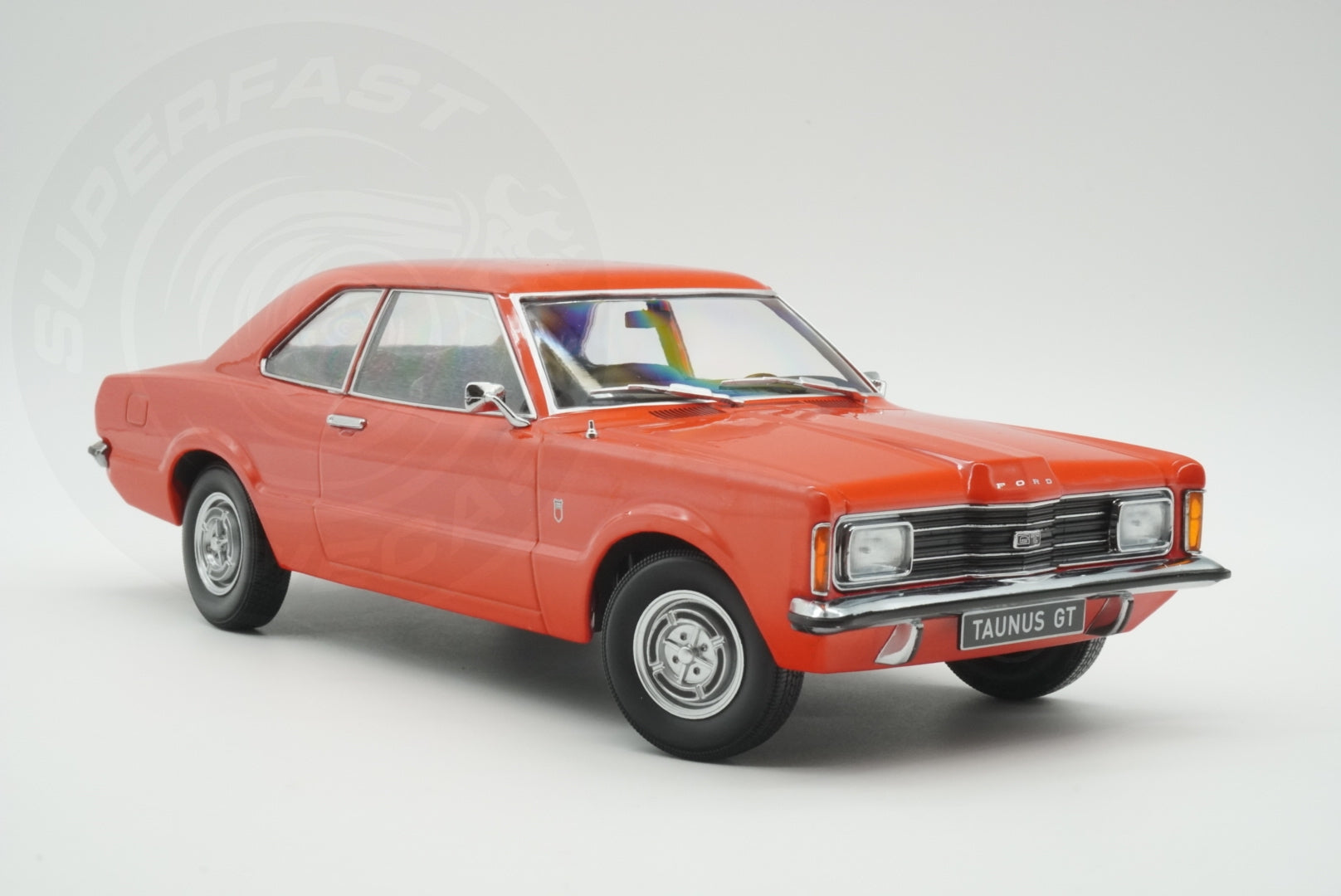 KK Scale 1:18 Scale Diecast - 1971 Ford Taunus GL, Red - KKDC180974