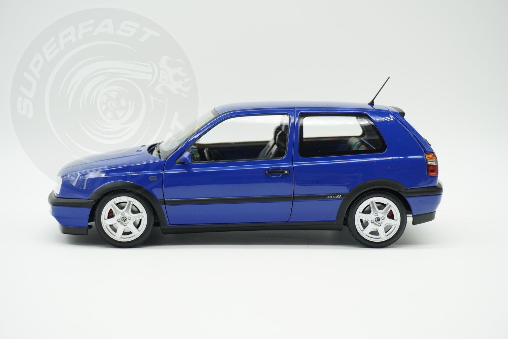 Norev 1:18 Scale Diecast - 1994 VW Volkswagen Golf Mk3 Colour Concept, Jazz Blue - 188506
