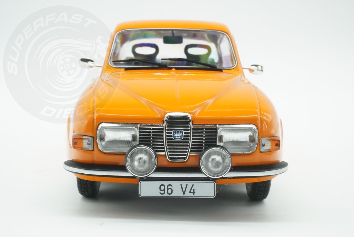 MCG 1:18 Diecast - 1970 Saab 96 V4, Orange - MCG18654