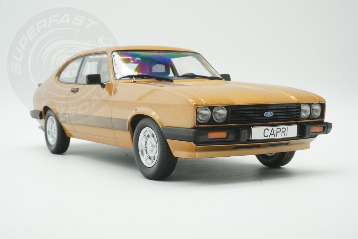 MCG 1:18 Scale Diecast - Ford Capri Mk III, Gold - MCG18399