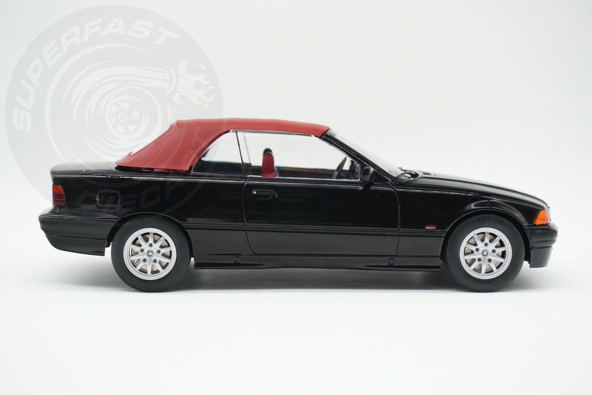 MCG 1:18 Diecast - 1996 BMW 318i (E36) Cabriolet, Black - MCG18318