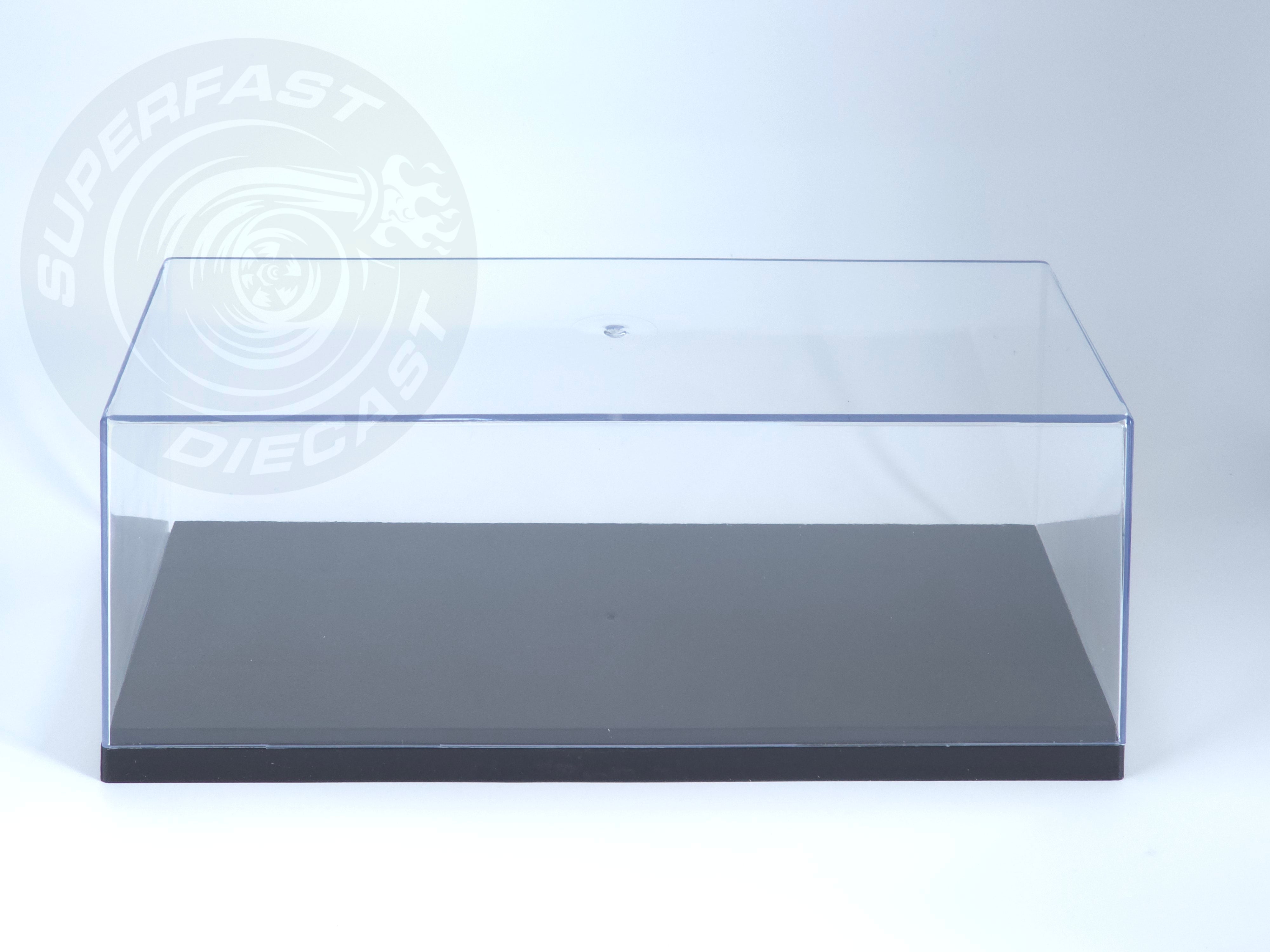 Triple 9 - 1:18 Stackable Display Case with Black Base - T9-18000