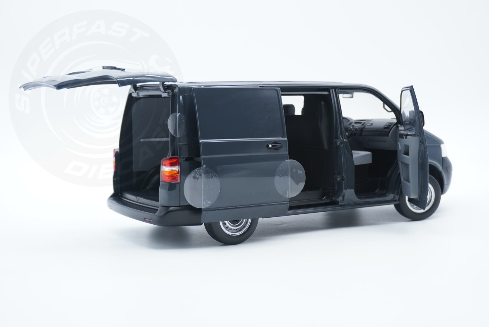 Norev 1:18 Scale Diecast -  2003 VW Volkswagen T5 Transporter , Grey - 188616