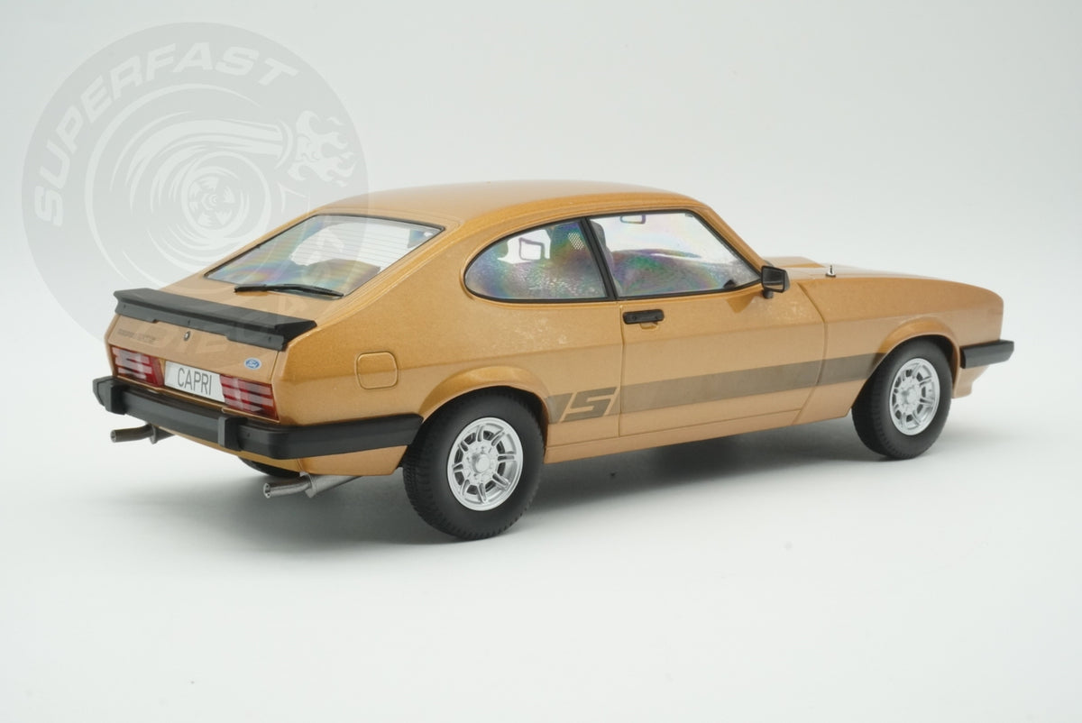 MCG 1:18 Scale Diecast - Ford Capri Mk III, Gold - MCG18399