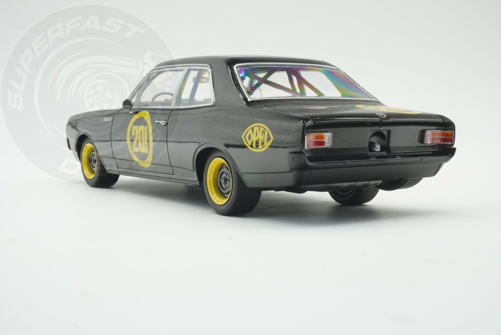 MCG 1:18 Scale Diecast - 1967 Opel Rekord C, Black - MCG18560