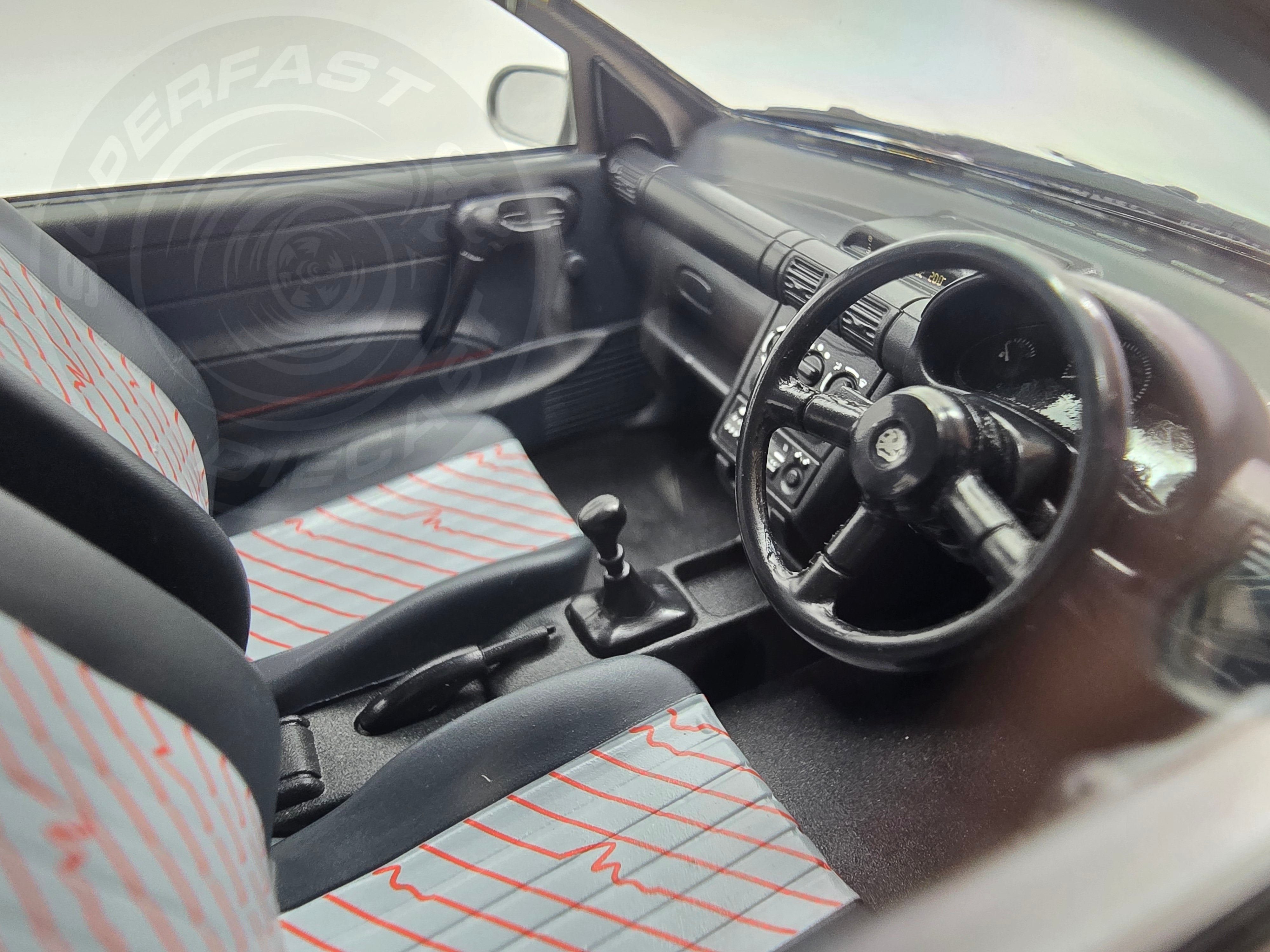 MCG 1:18 Scale Diecast - 1993 Vauxhall Corsa GSi (UK Exclusive RHD), Silver - MCG18846