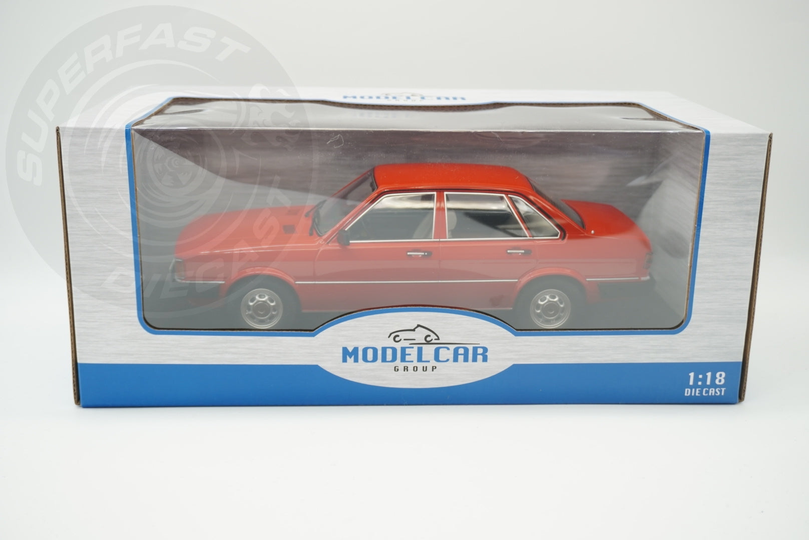 MCG 1:18 Scale Diecast Model Car -  1978 Audi 80 GLS (B2), Red - MCG18526