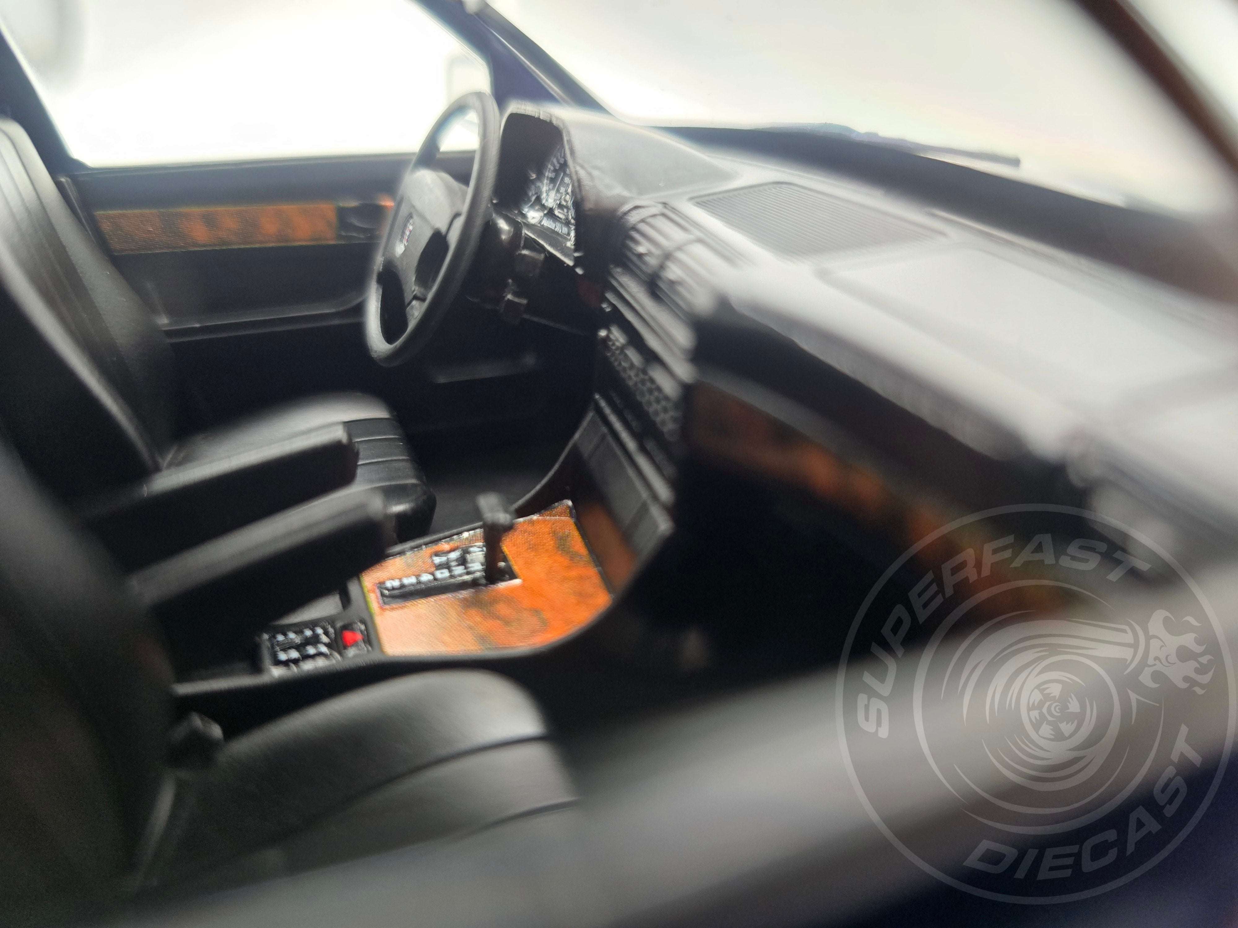 MCG 1:18 Scale Diecast Model Car - 1992 BMW Alpina B11 3,5, Blue - MCG18232