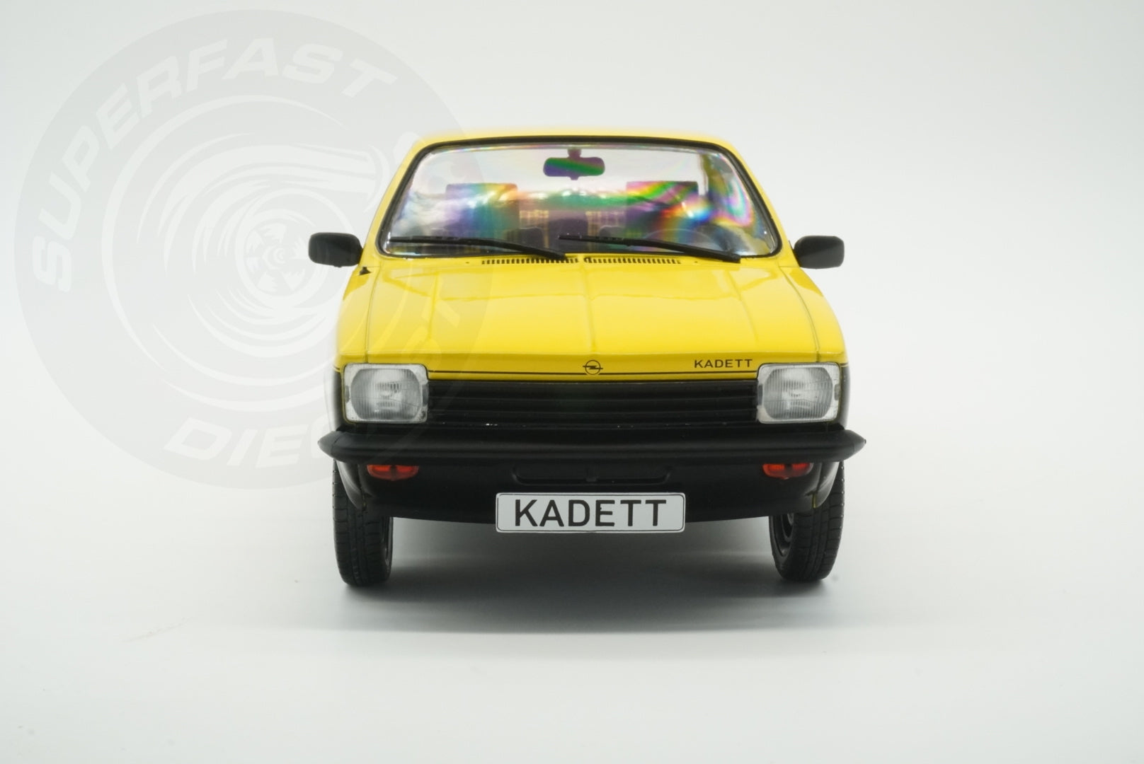MCG 1:18 Scale Diecast - 1975 Opel Kadett C Coupe GTE in Yellow/Black - MCG18598