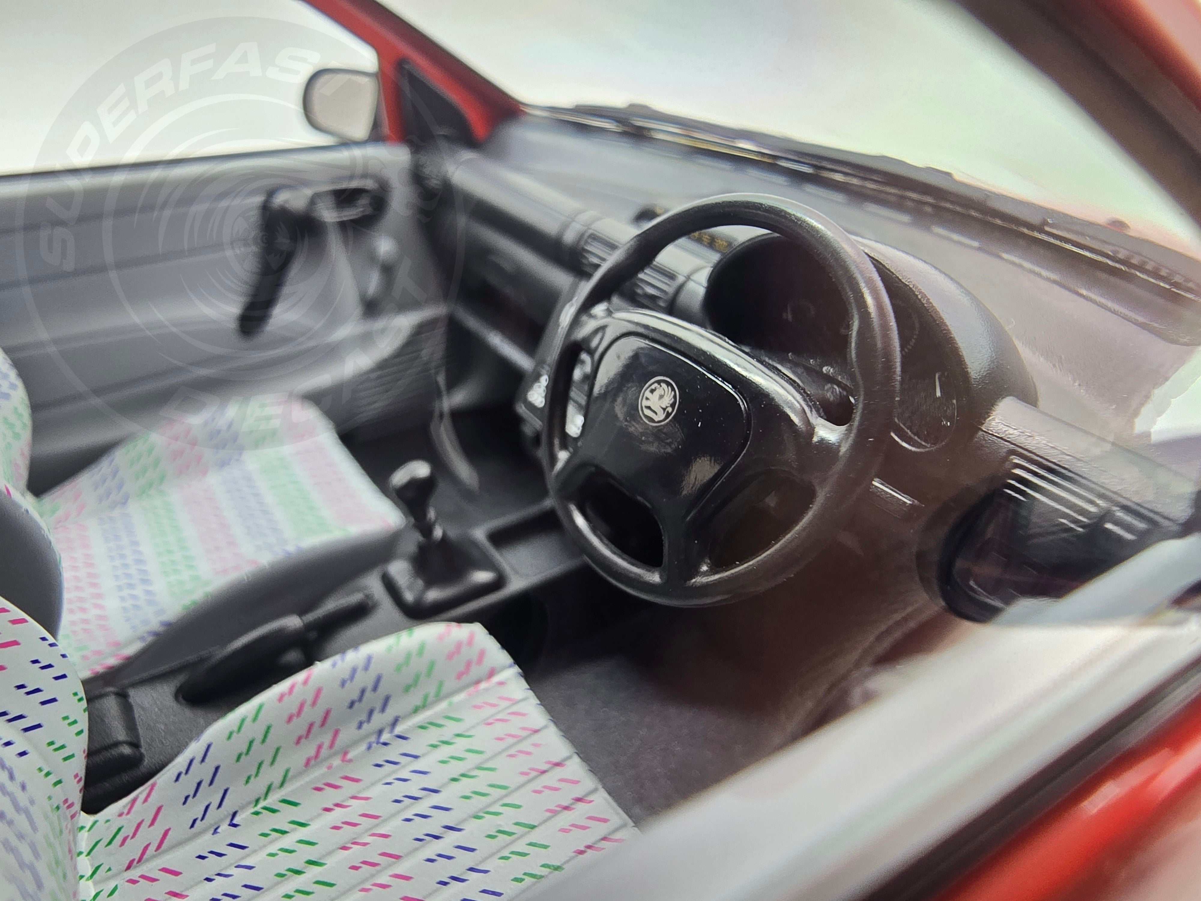 MCG 1:18 Scale Diecast - 1993 Vauxhall Corsa Merit (UK Exclusive RHD), Red - MCG18845