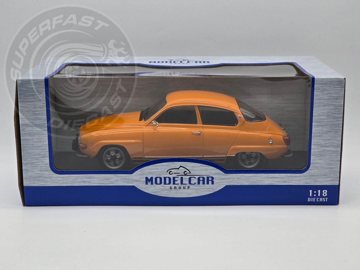 MCG 1:18 Diecast - 1970 Saab 96 V4, Orange - MCG18654