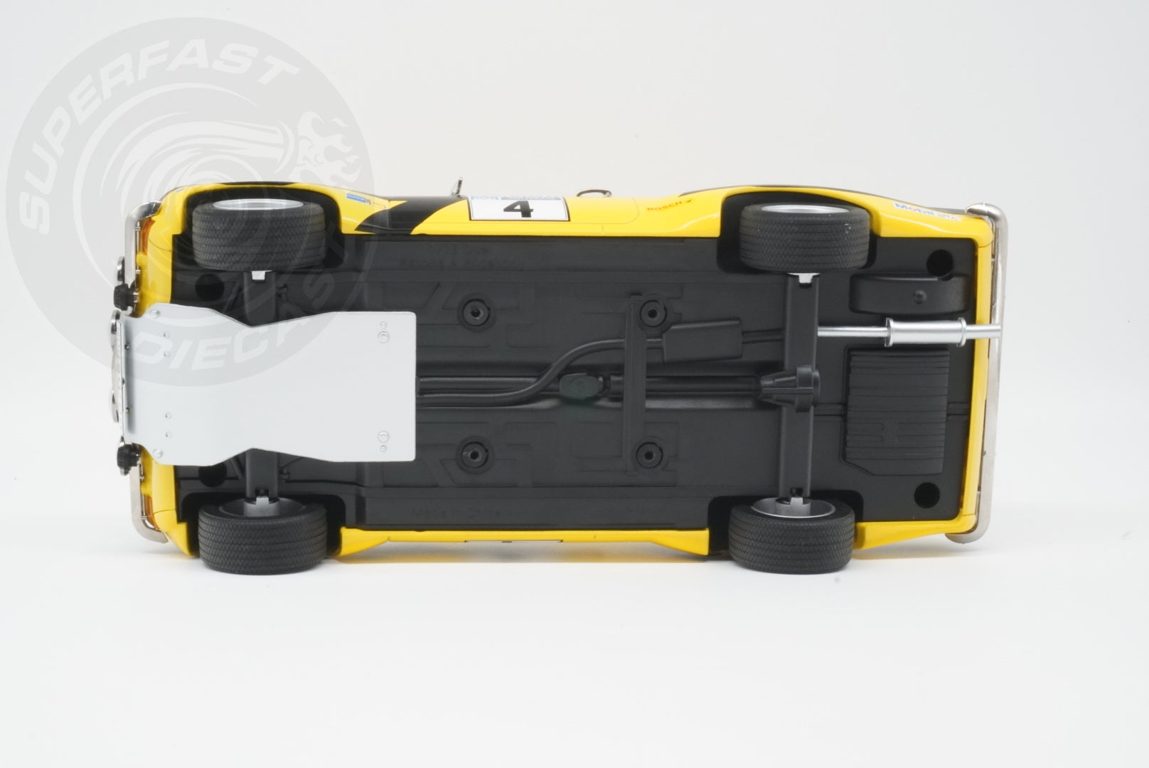 MCG 1:18 Diecast - Opel Ascona A, RAC Rally, 1975, #4, W.Röhrl/C.Geistdörfer, Yellow/Black - MCG18345R