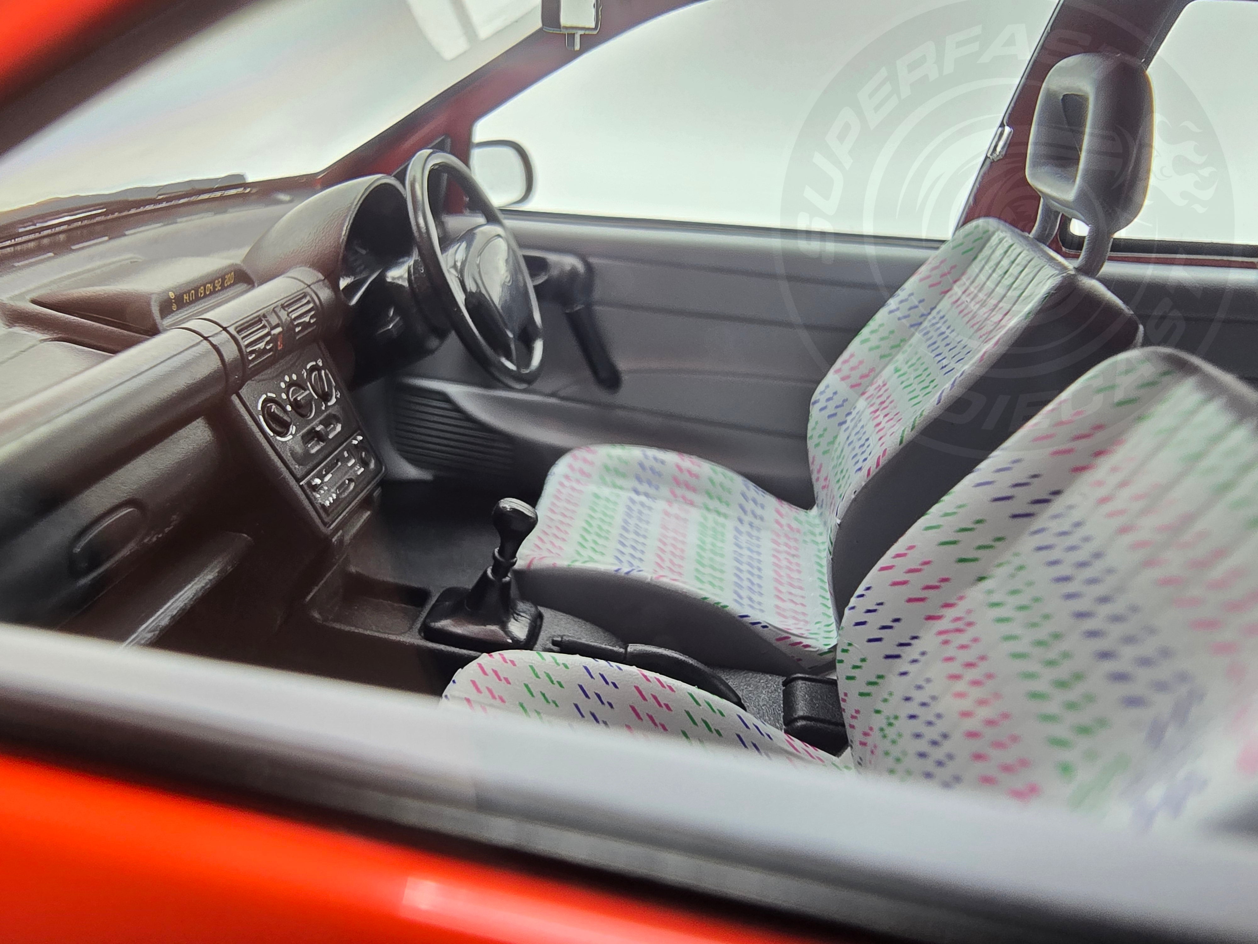 MCG 1:18 Scale Diecast - 1993 Vauxhall Corsa Merit (UK Exclusive RHD), Red - MCG18845