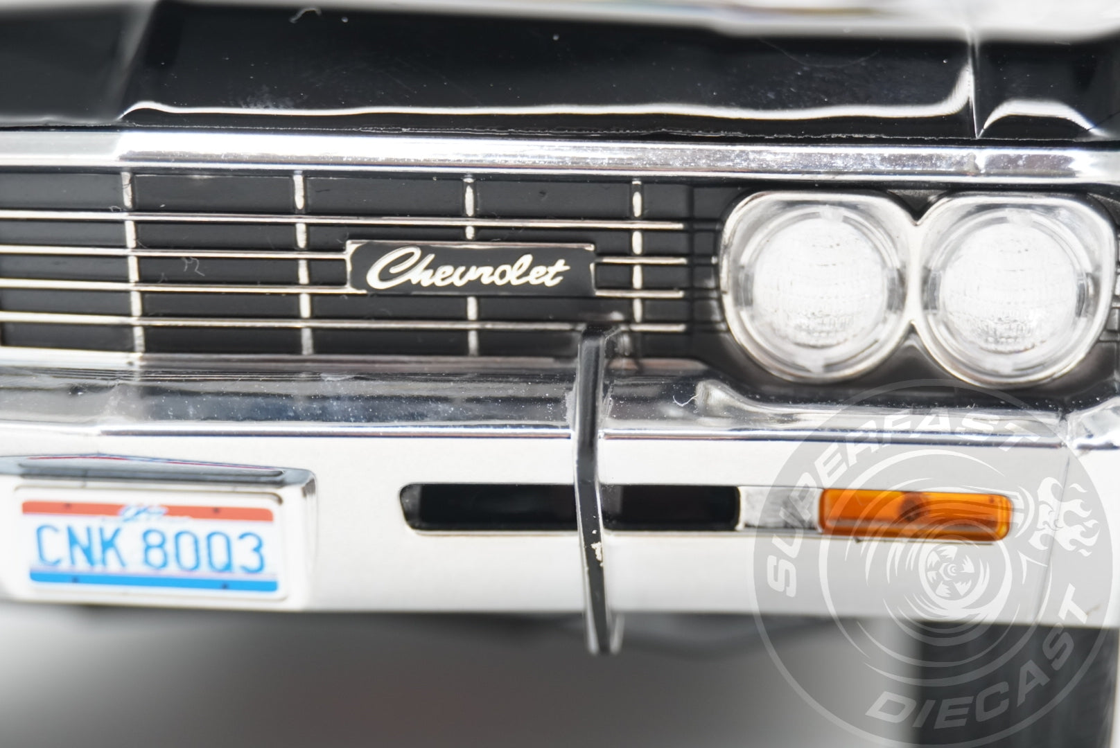 MCG 1:18 Diecast - 1967 Chevrolet Impala (Baby), Supernatural, Black - MCG181006