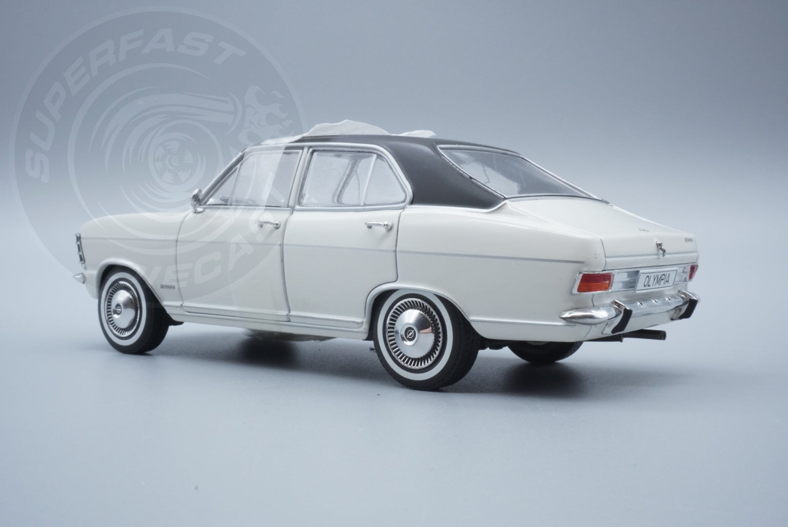 Whitebox 1:24 Scale Diecast Model Car -  Opel Olympia A, White
