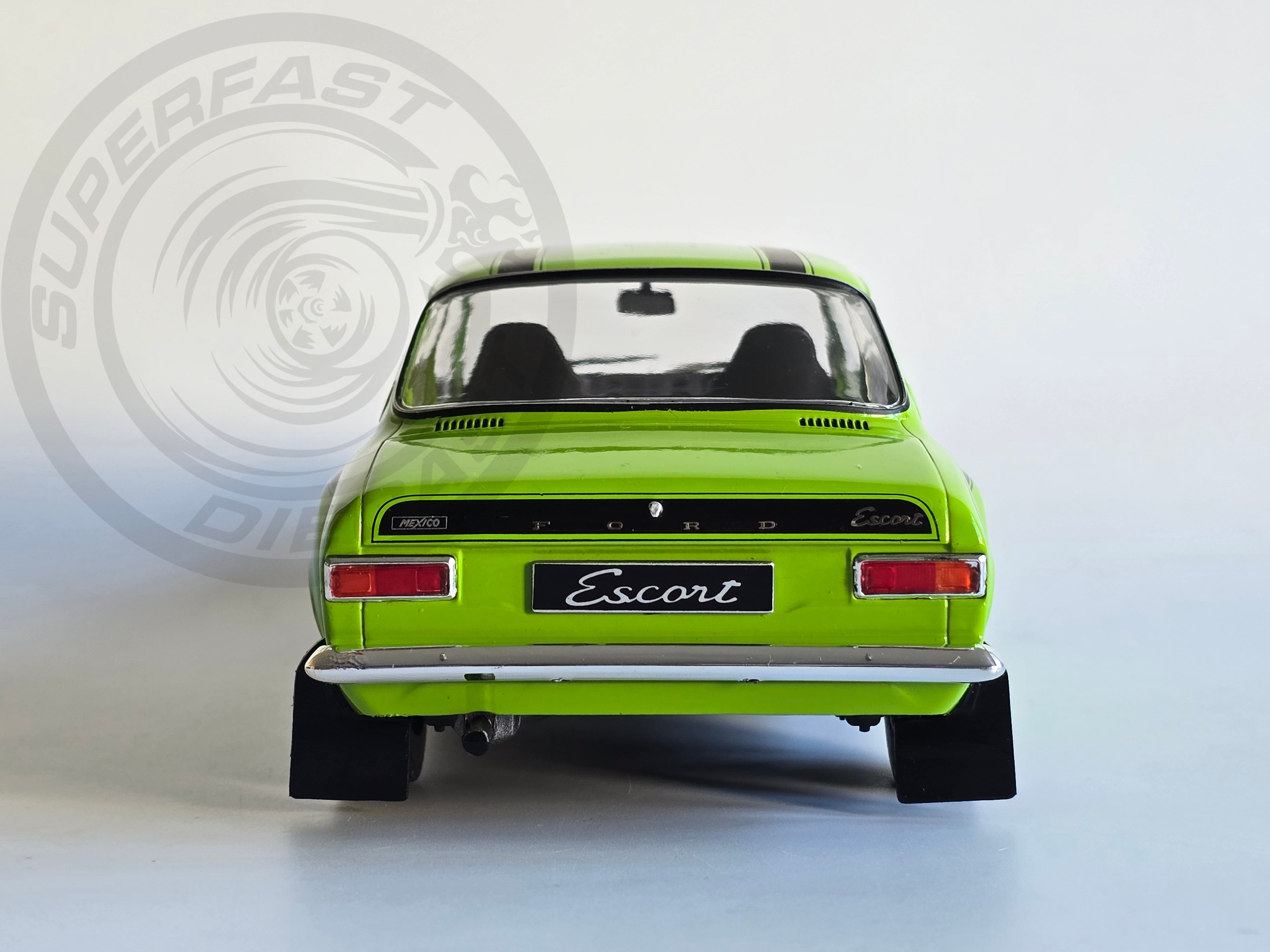 IXO 1:18 Diecast - 1974 Ford Escort MK1 RS 1600 Mexico, Green - 18CMC125.22