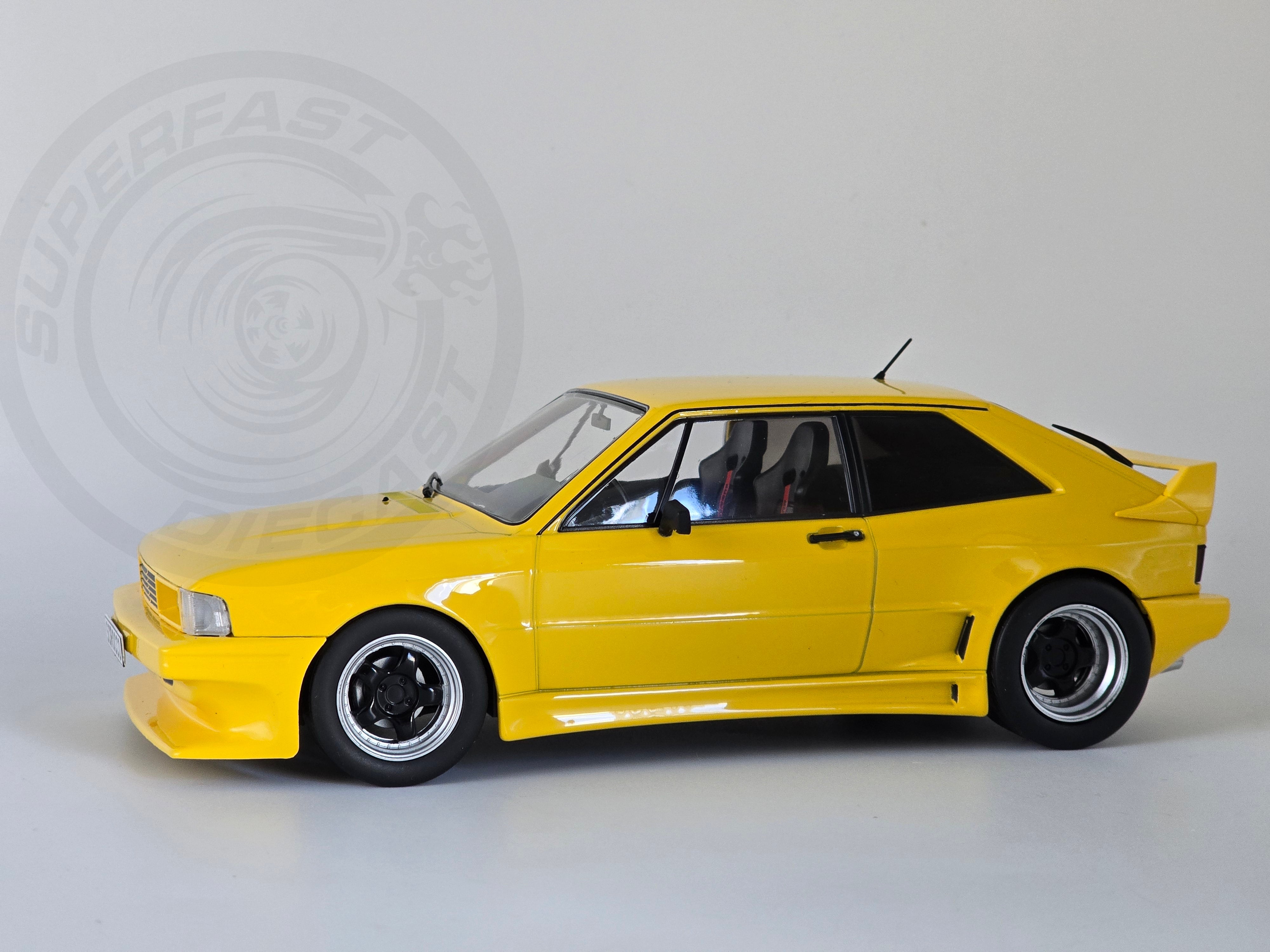 MCG 1:18 Diecast  - 1980 Volkswagen VW Scirocco Reiger GTO, Yellow - MCG18447