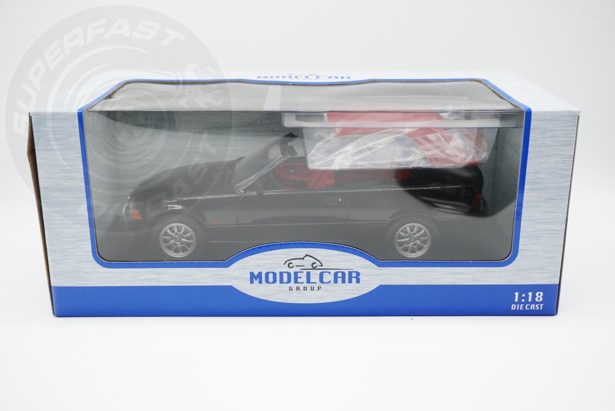 MCG 1:18 Diecast - 1996 BMW 318i (E36) Cabriolet, Black - MCG18318