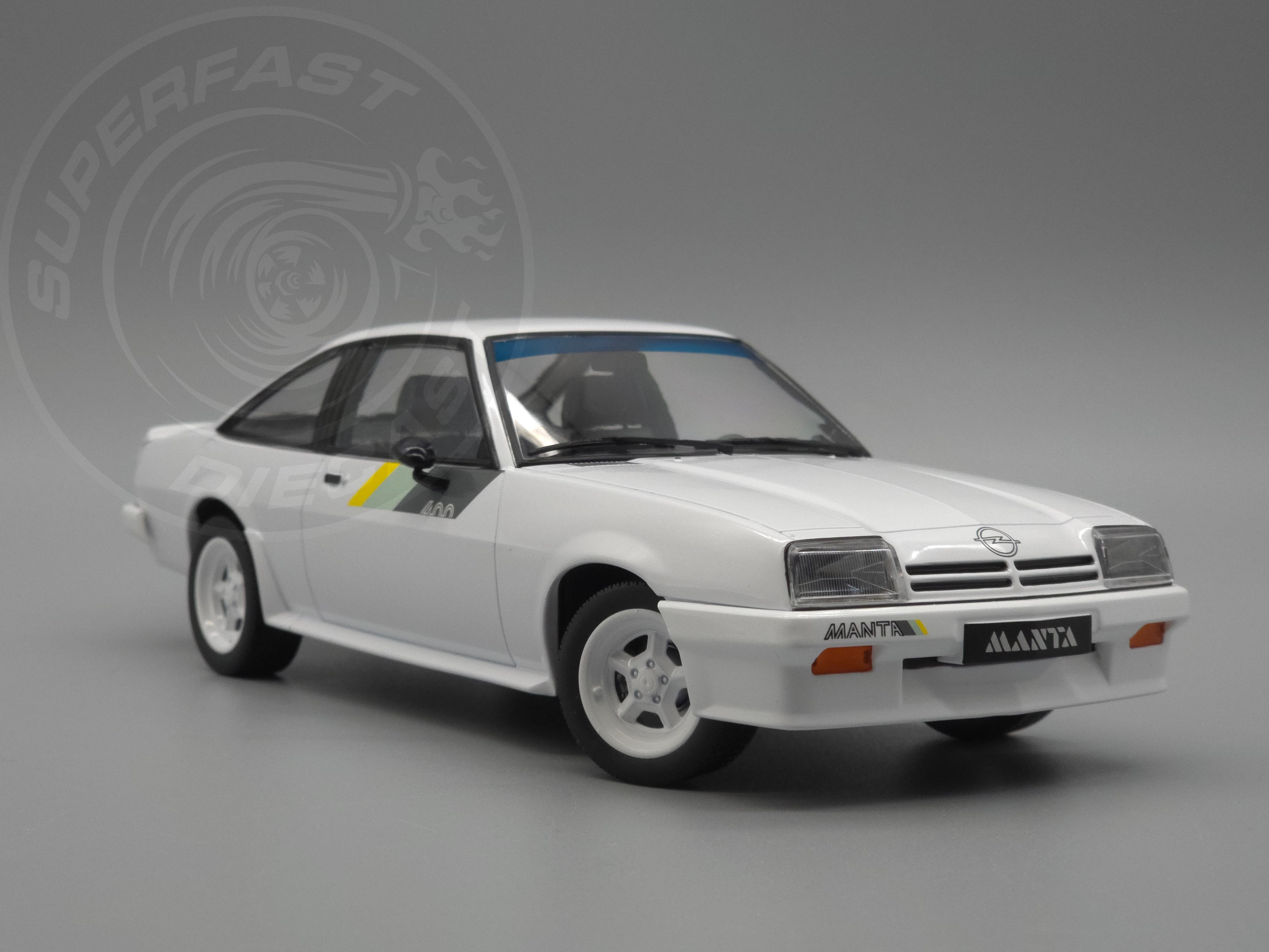 Norev 1:18 Scale Diecast - 1982 Opel Manta B400 - White - 183302