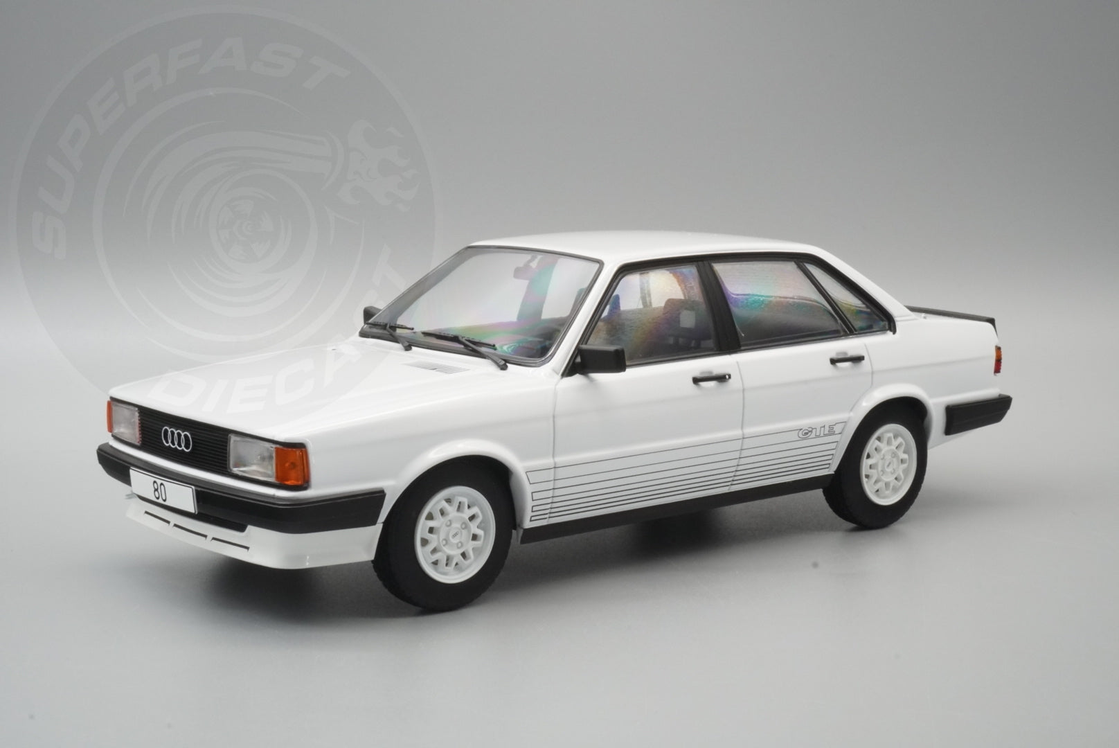 MCG 1:18 Scale Diecast Model Car -  1978 Audi 80 GTE (B2), White - MCG18527