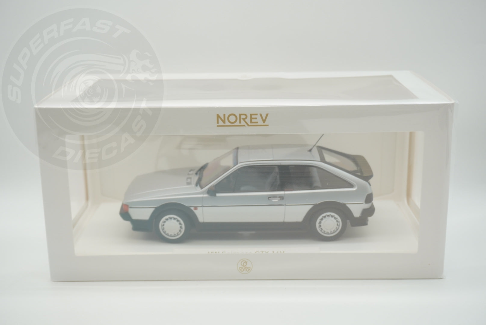 Norev 1:18 Scale Diecast - 1988 VW Volkswagen Scirocco GTX 16V, Flash Silver - 188635