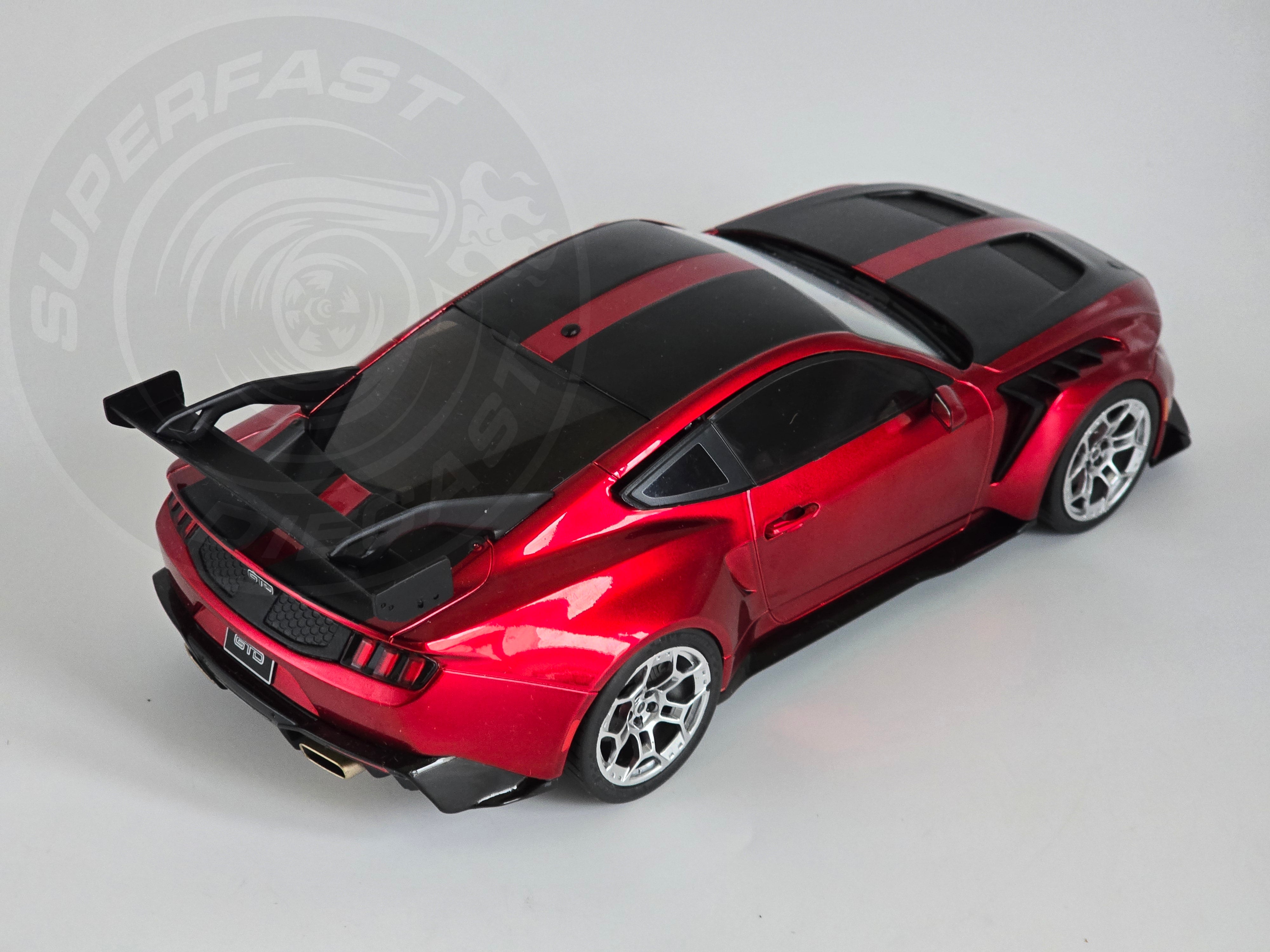 IXO 1:18 Scale - 2025 Ford Mustang GTD, Dark Red