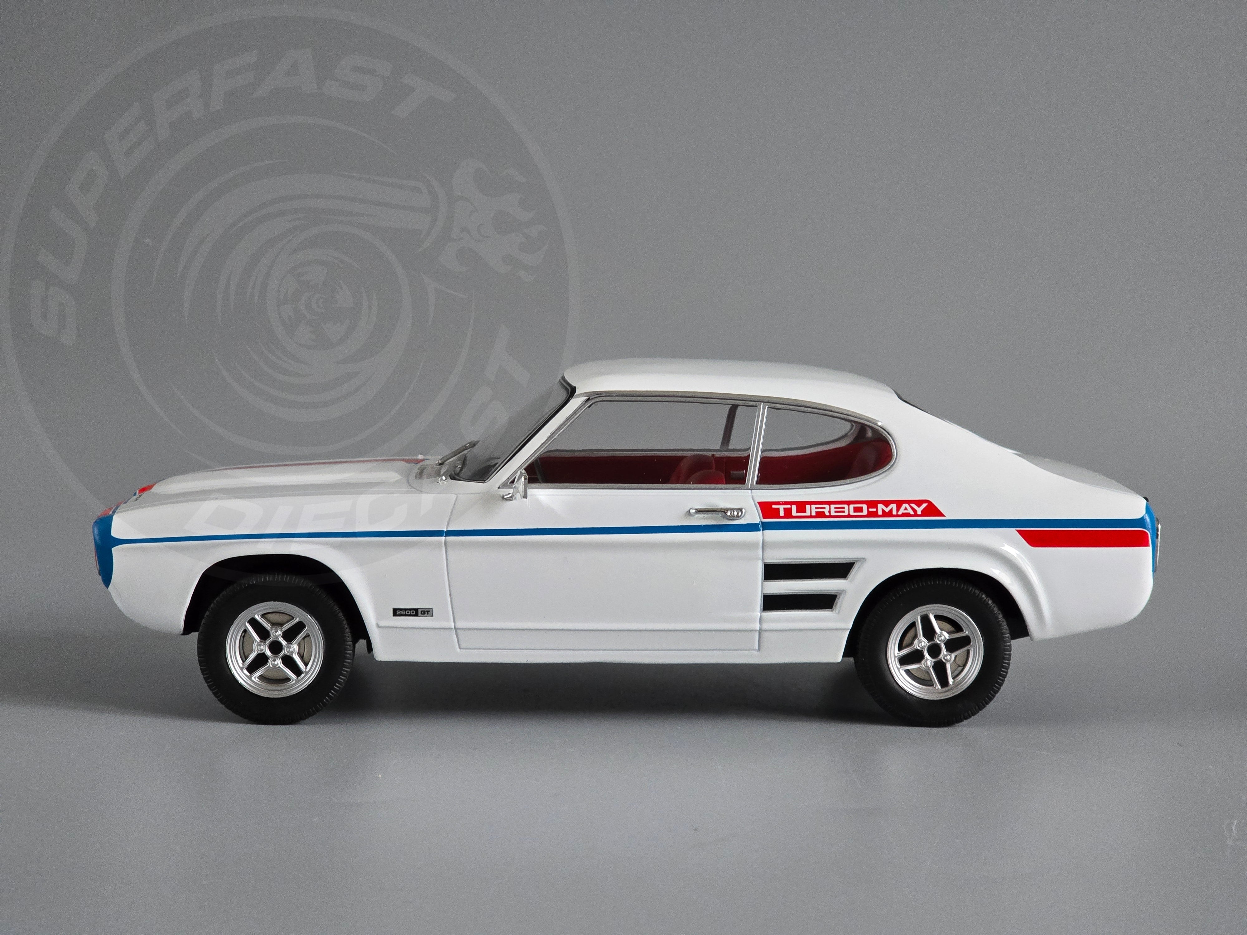 MCG 1:18 Scale Diecast 1970 Ford Capri MK1 RS 2600, White - MCG18539