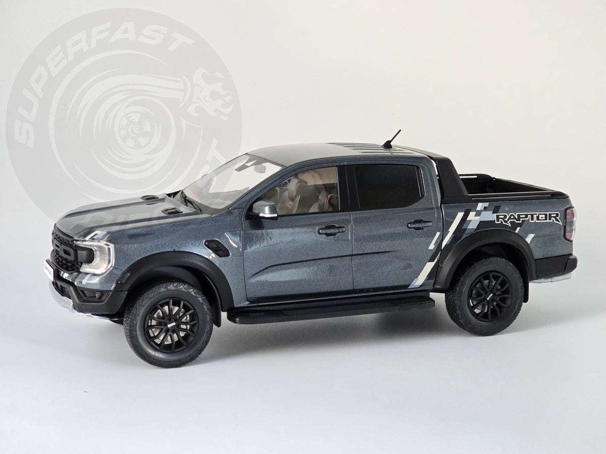 Ford Ranger Raptor 2023 Toy MCG 1:18 Scale Diecast Model Car - 2023 Ford Ranger Raptor, Metallic G