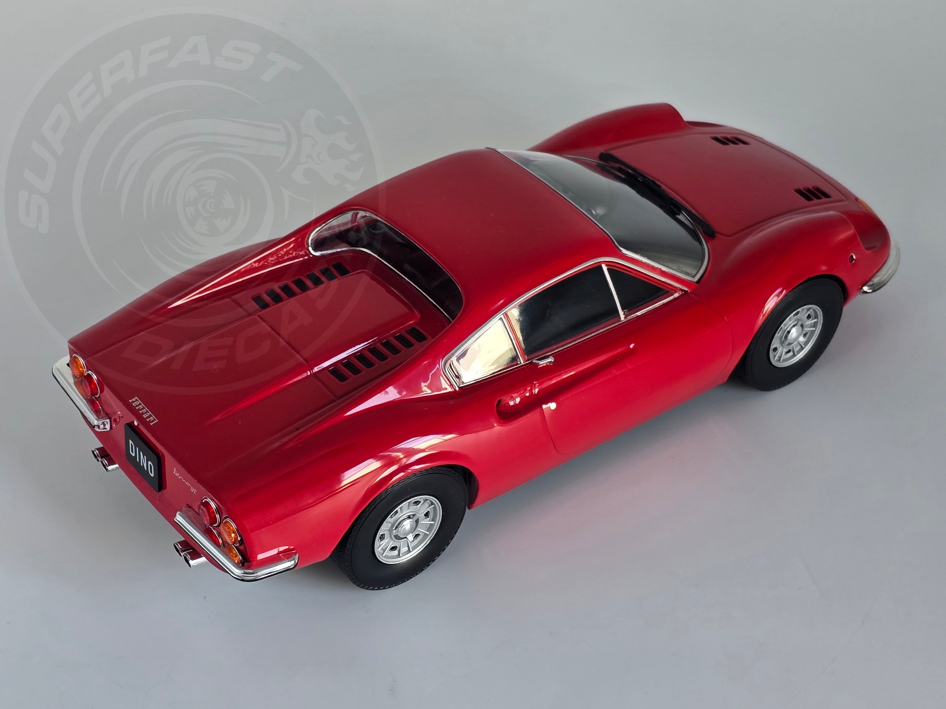 MCG 1:18 Diecast  - 1969 Ferrari Dino 246 GT, Red - MCG18169