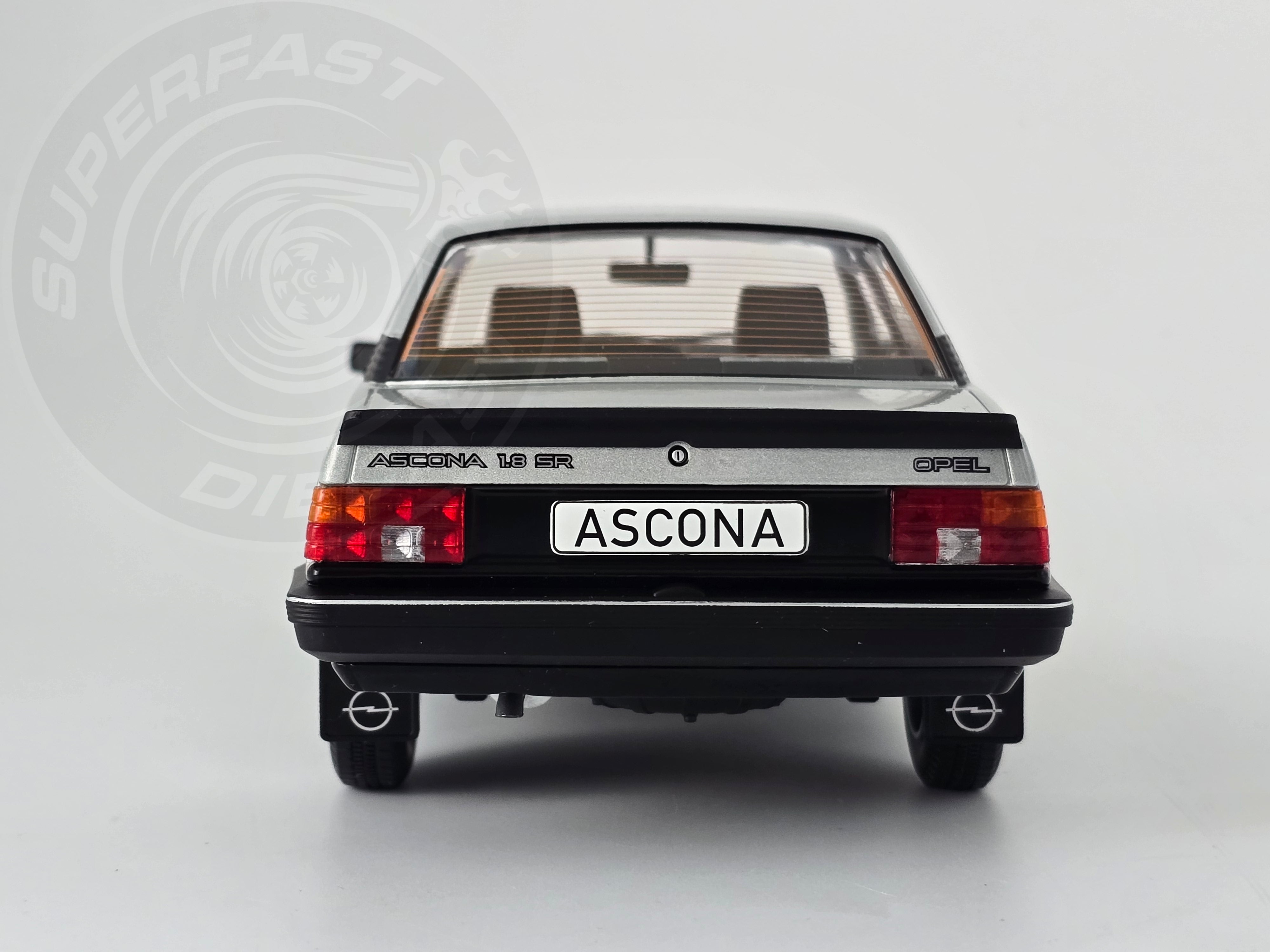 MCG 1:18 Scale Diecast - 1981 Opel Ascona C SR, Silver - MCG18460