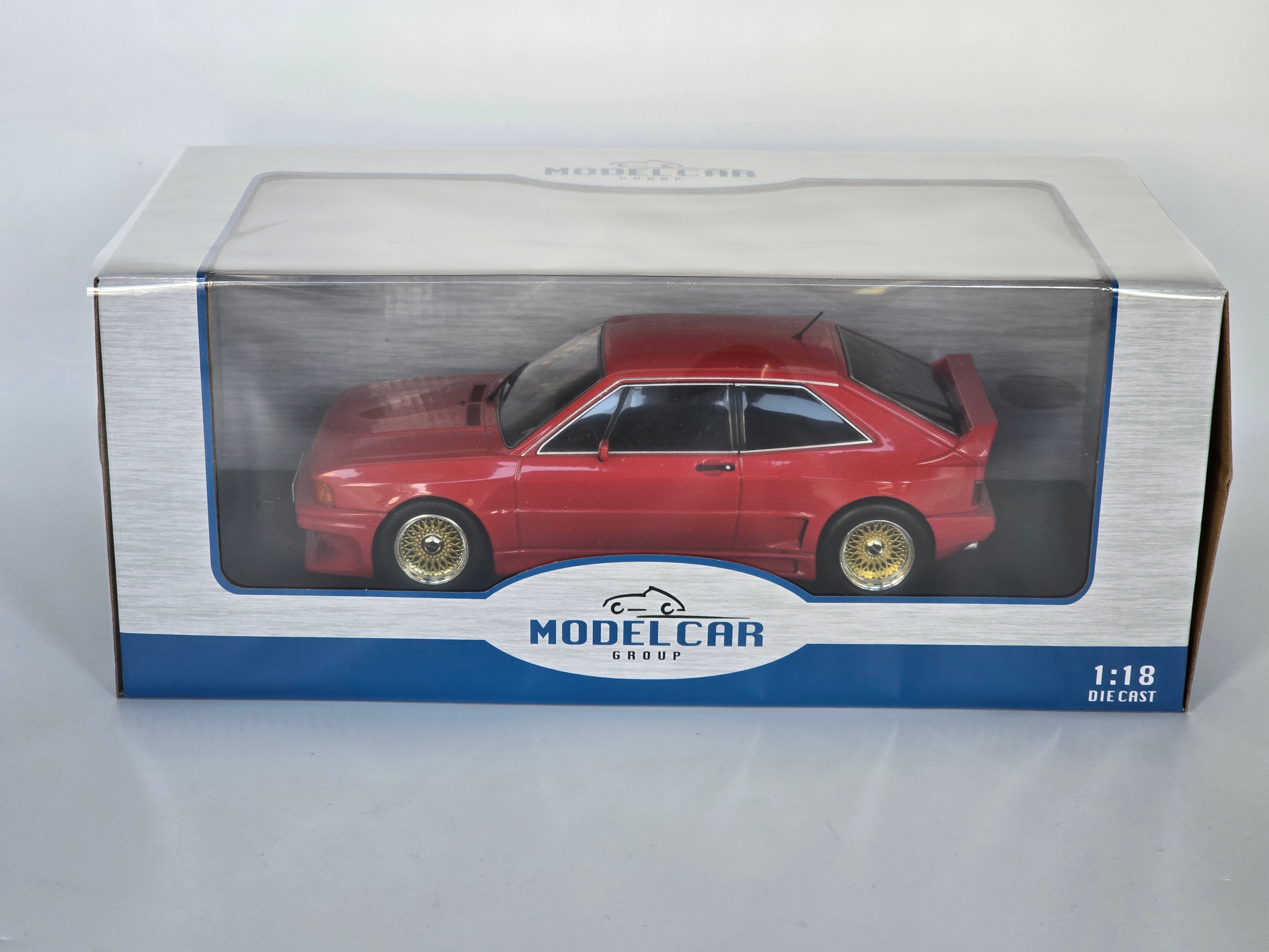 MCG 1:18 Diecast - 1980 Volkswagen VW Scirocco Reiger GTO, Red - MCG18