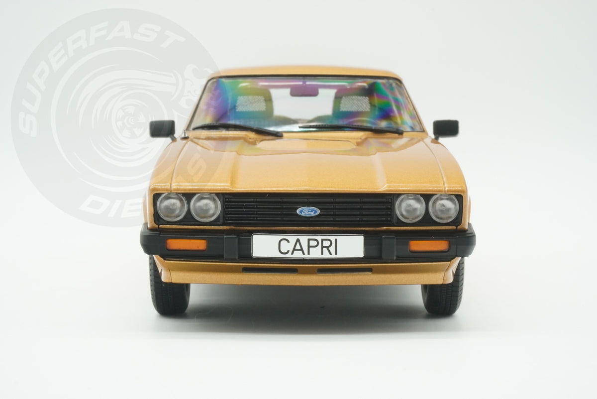 MCG 1:18 Scale Diecast - Ford Capri Mk III, Gold - MCG18399