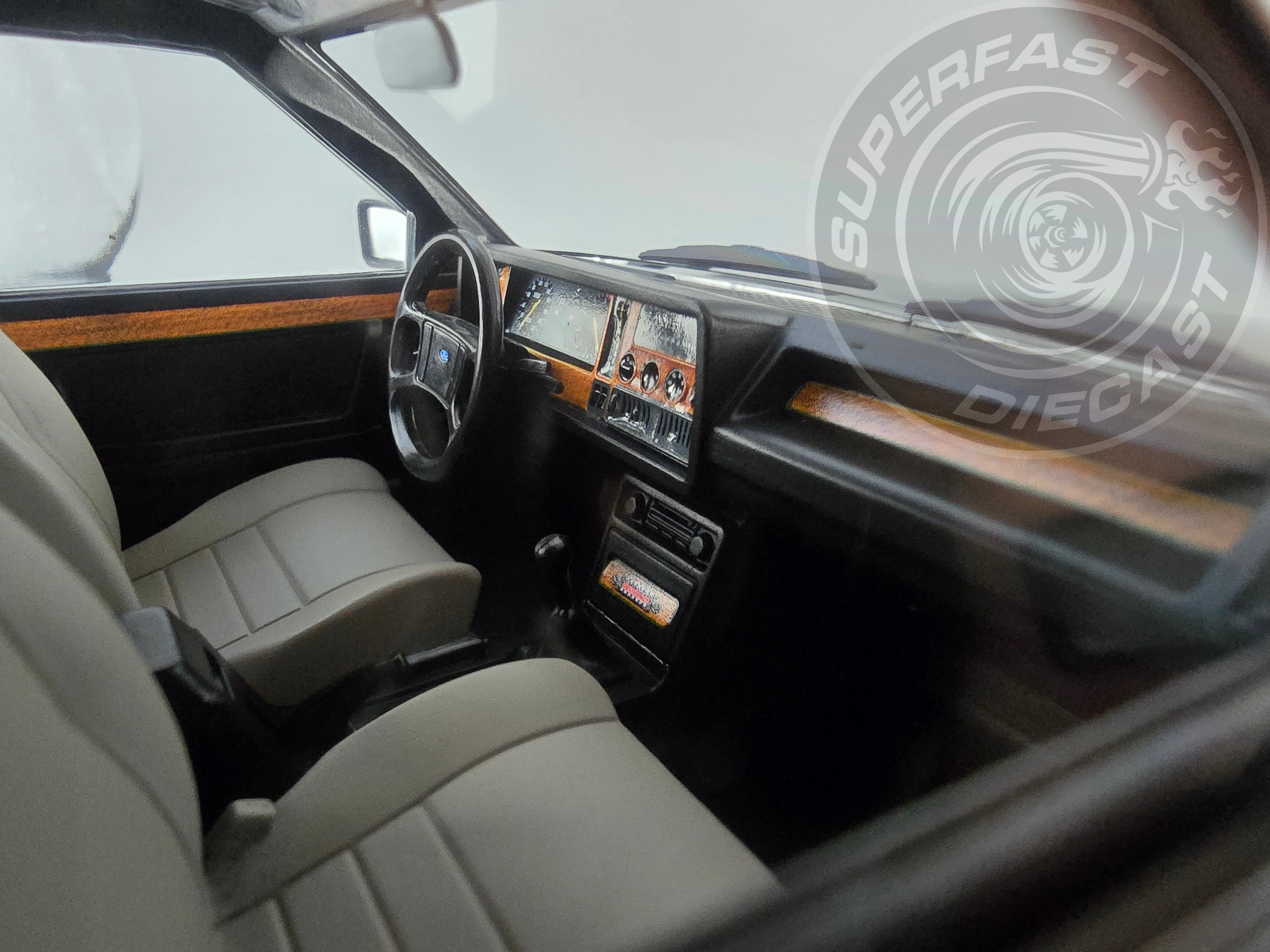 MCG 1:18 Scale Diecast MCG 1:18 Scale Diecast Ford Granada MK II 2.8 Injection, Black/Grey - MCG18536