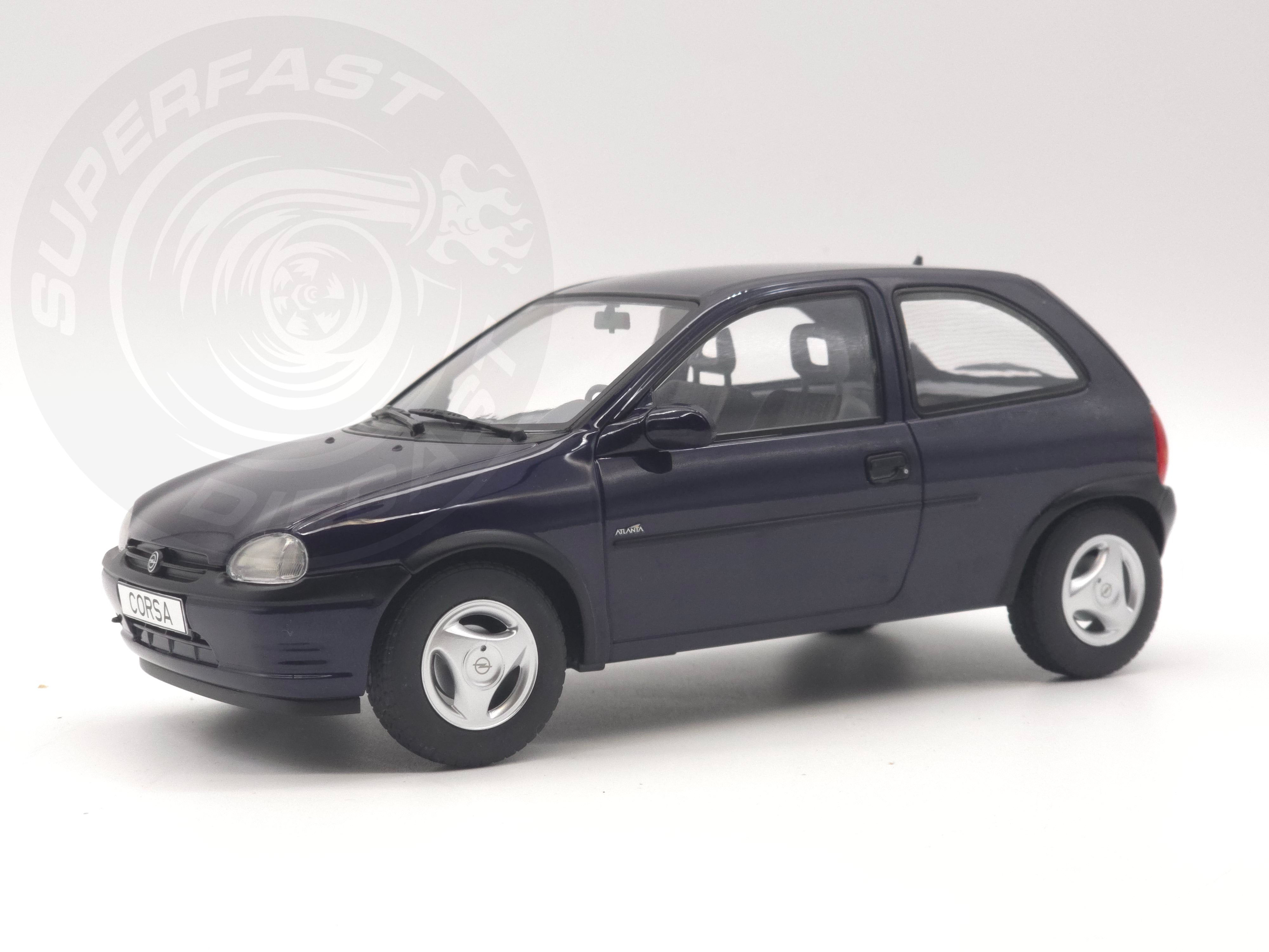 MCG 1:18 Scale Diecast - 1996 Opel Corsa B Atlanta , Blue - MCG18905