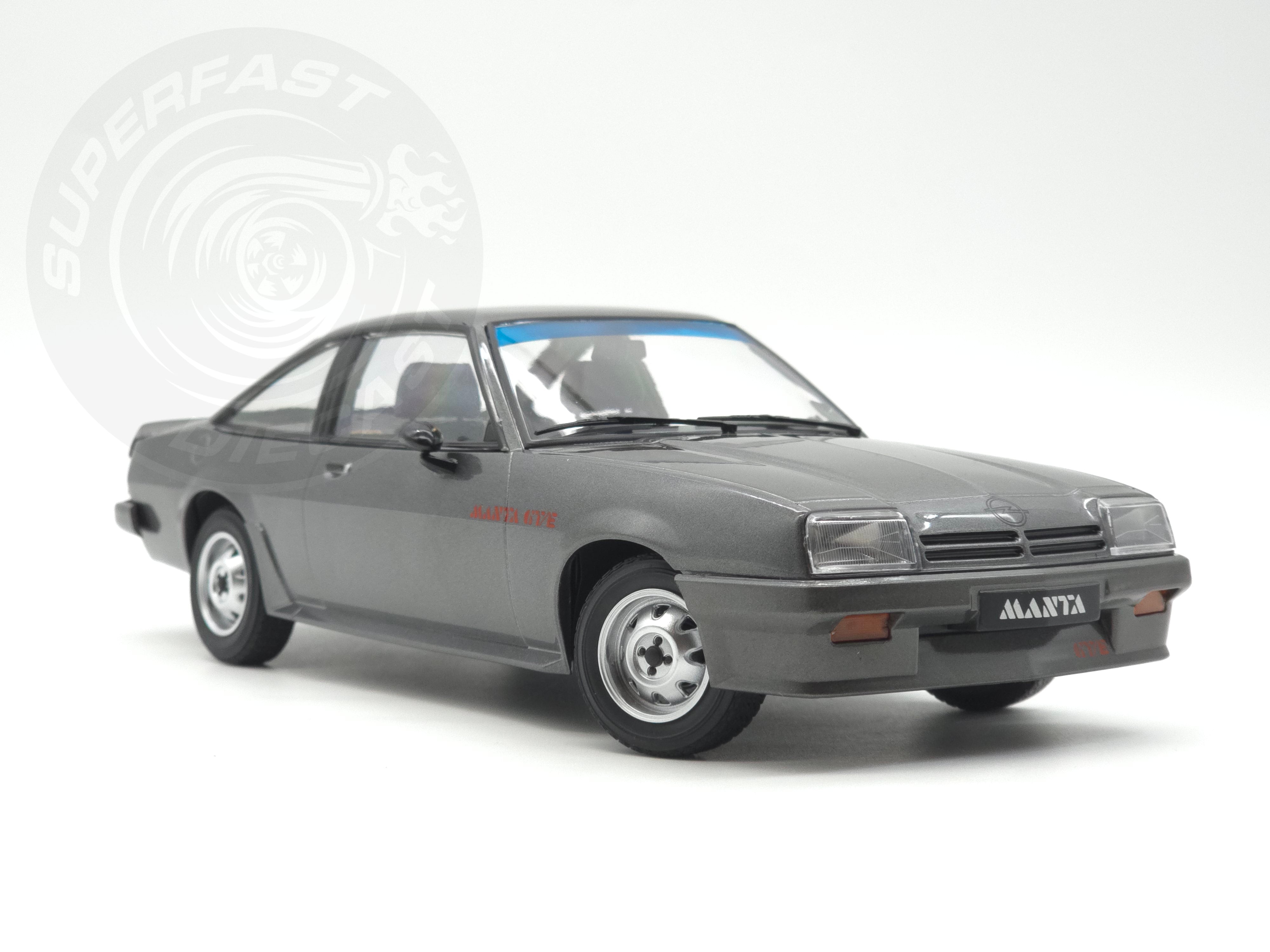 Norev 1:18 Scale Diecast - 1982 Opel Manta B GT/E - Grey - 183303