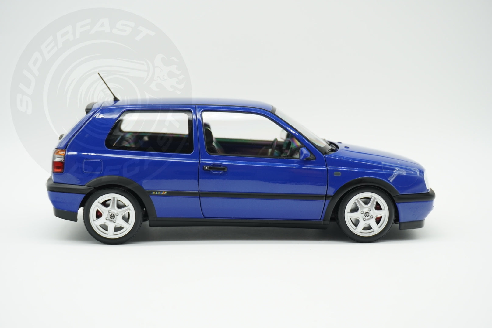 Norev 1:18 Scale Diecast - 1994 VW Volkswagen Golf Mk3 Colour Concept, Jazz Blue - 188506