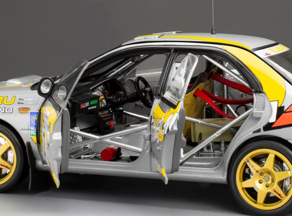 Sunstar Diecast - 1:18 Subaru Impreza 555 - #2 B.Fisher/R.Kennedy - Winner AA Circuit of Ireland 1999 - 5601