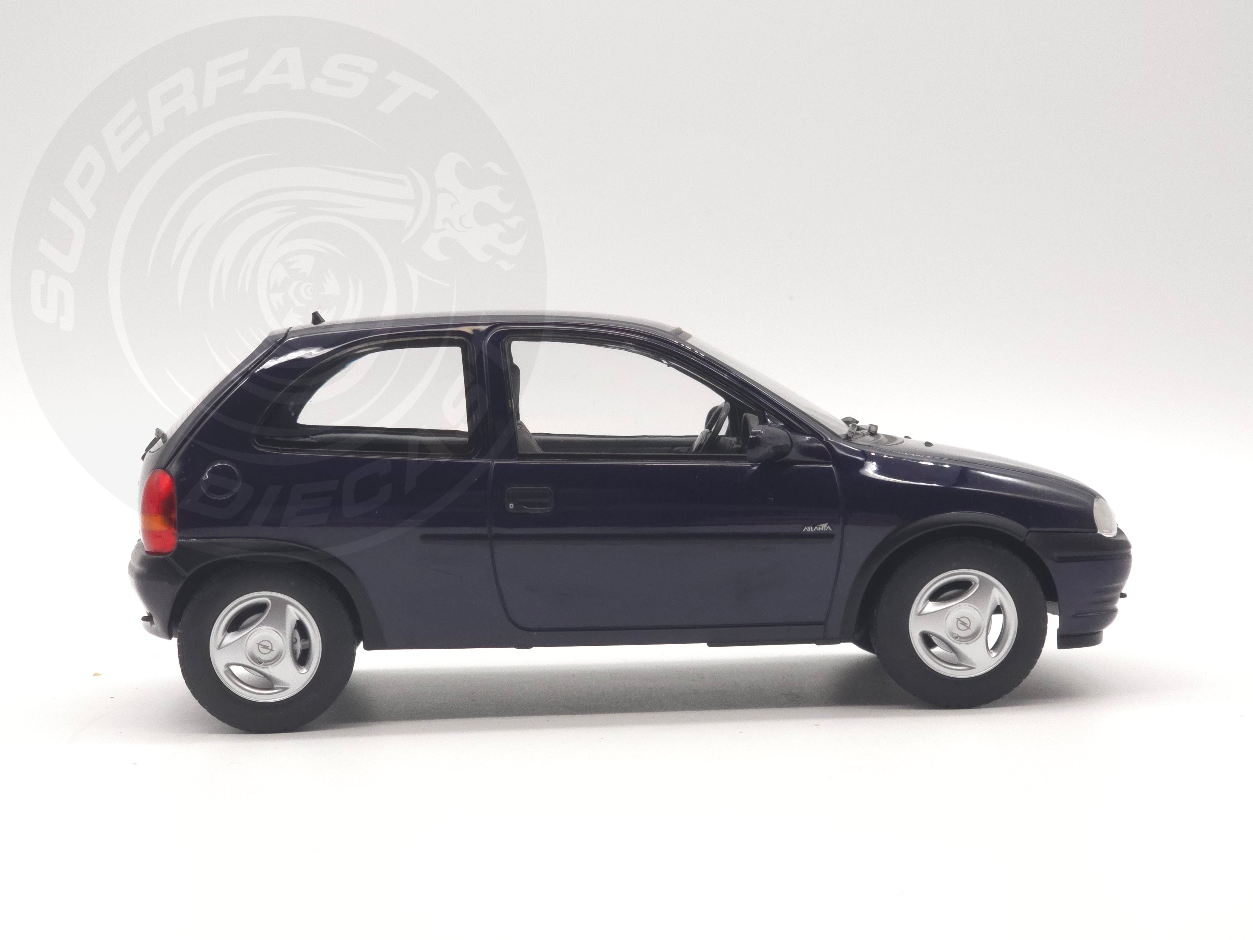 MCG 1:18 Scale Diecast - 1996 Opel Corsa B Atlanta , Blue - MCG18905