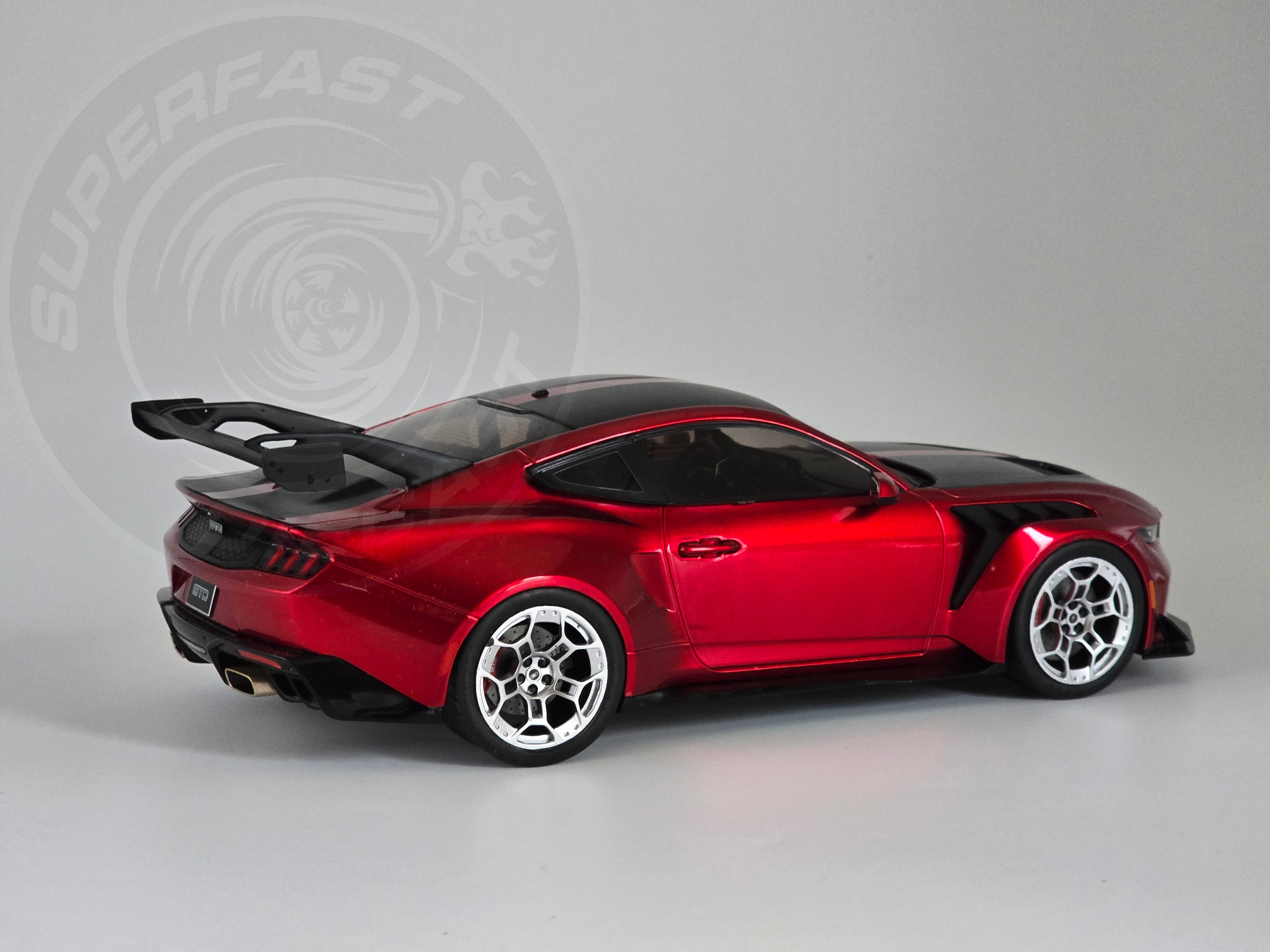 IXO 1:18 Scale - 2025 Ford Mustang GTD, Dark Red