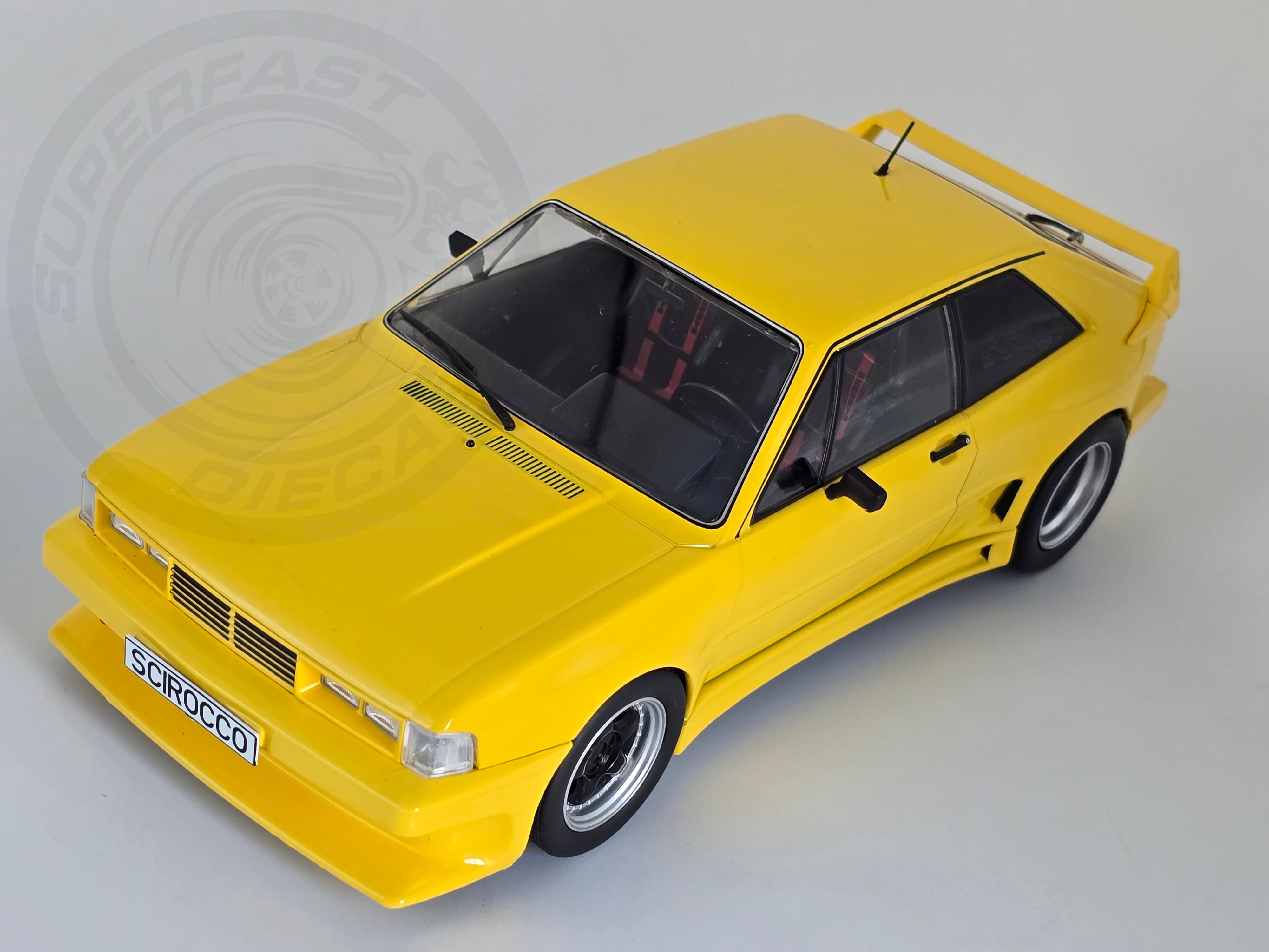 MCG 1:18 Diecast  - 1980 Volkswagen VW Scirocco Reiger GTO, Yellow - MCG18447