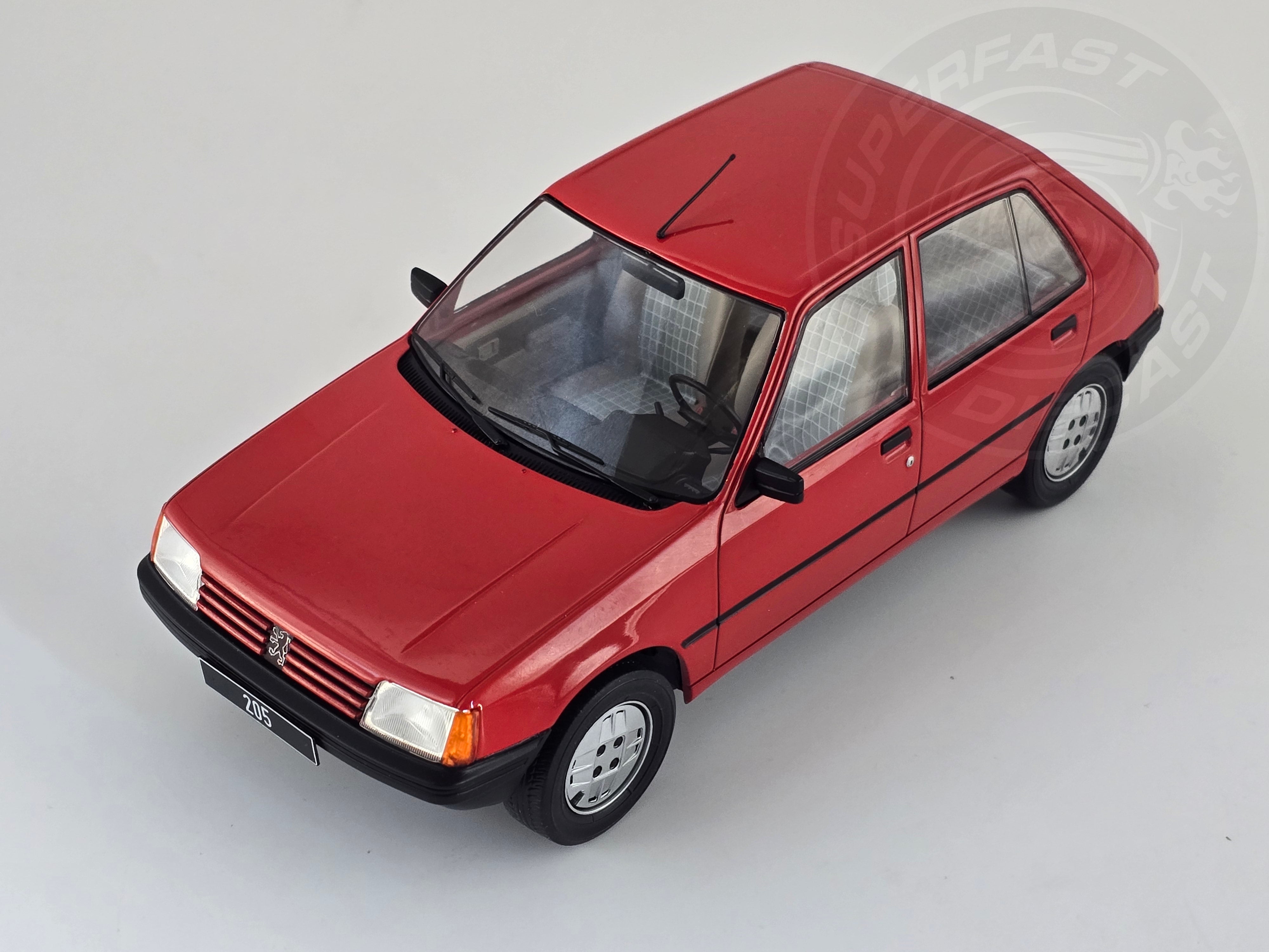 MCG 1:18 Scale - 1984 Peugeot 205, Red - MCG18492