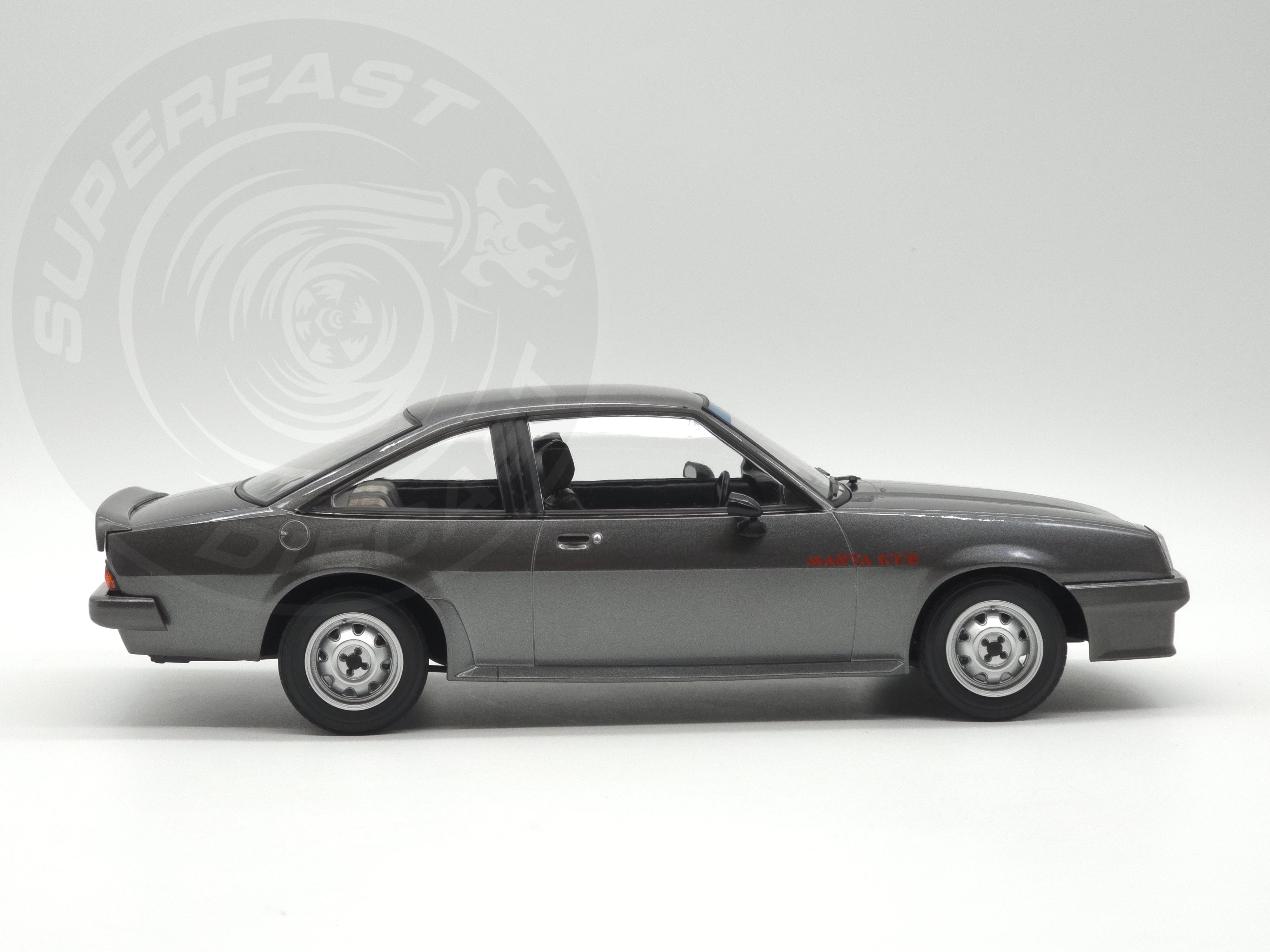 Norev 1:18 Scale Diecast - 1982 Opel Manta B GT/E - Grey - 183303