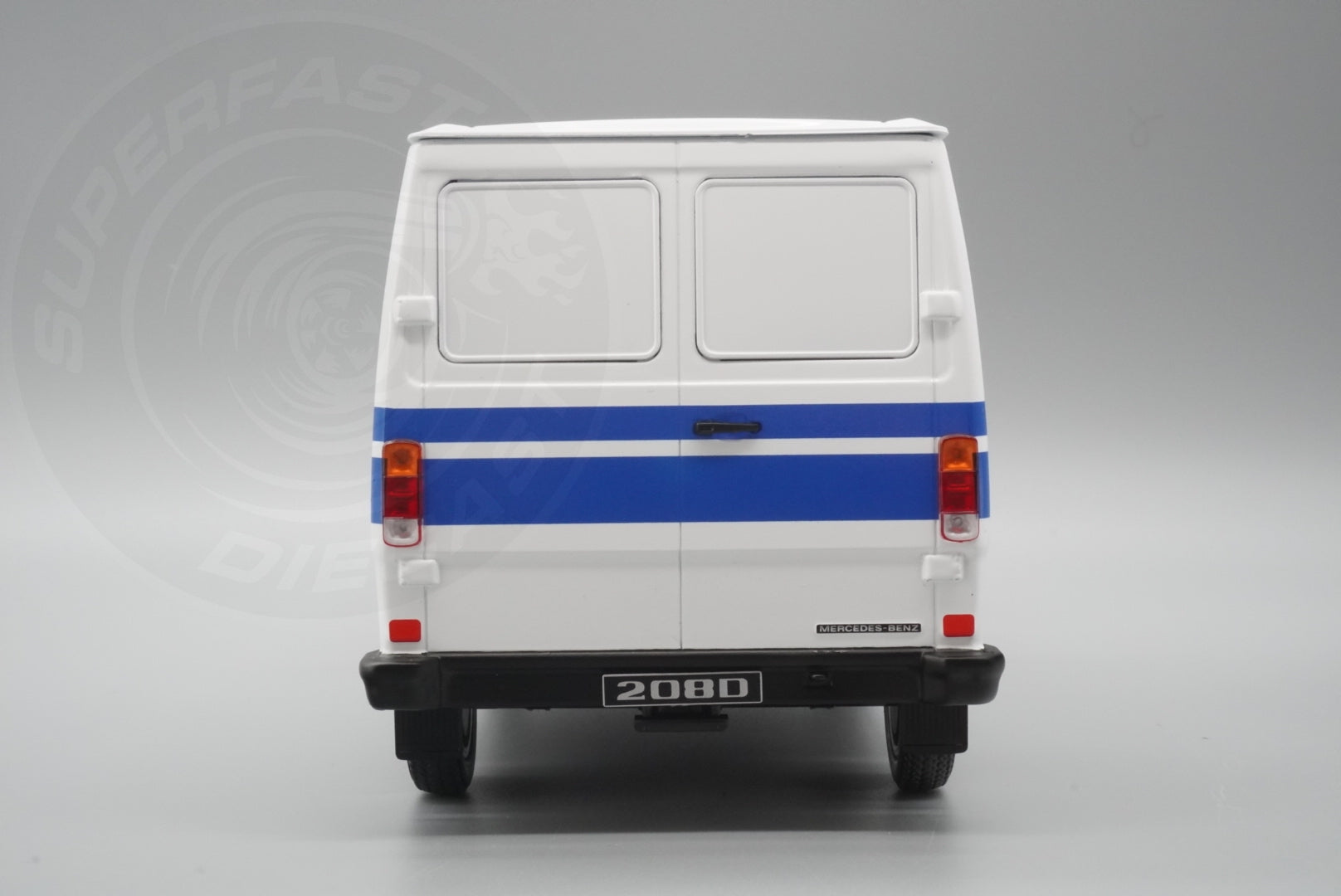KK Scale 1:18 Scale Diecast - 1988 Mercedes 208 D Service Van, White - KKDC180302