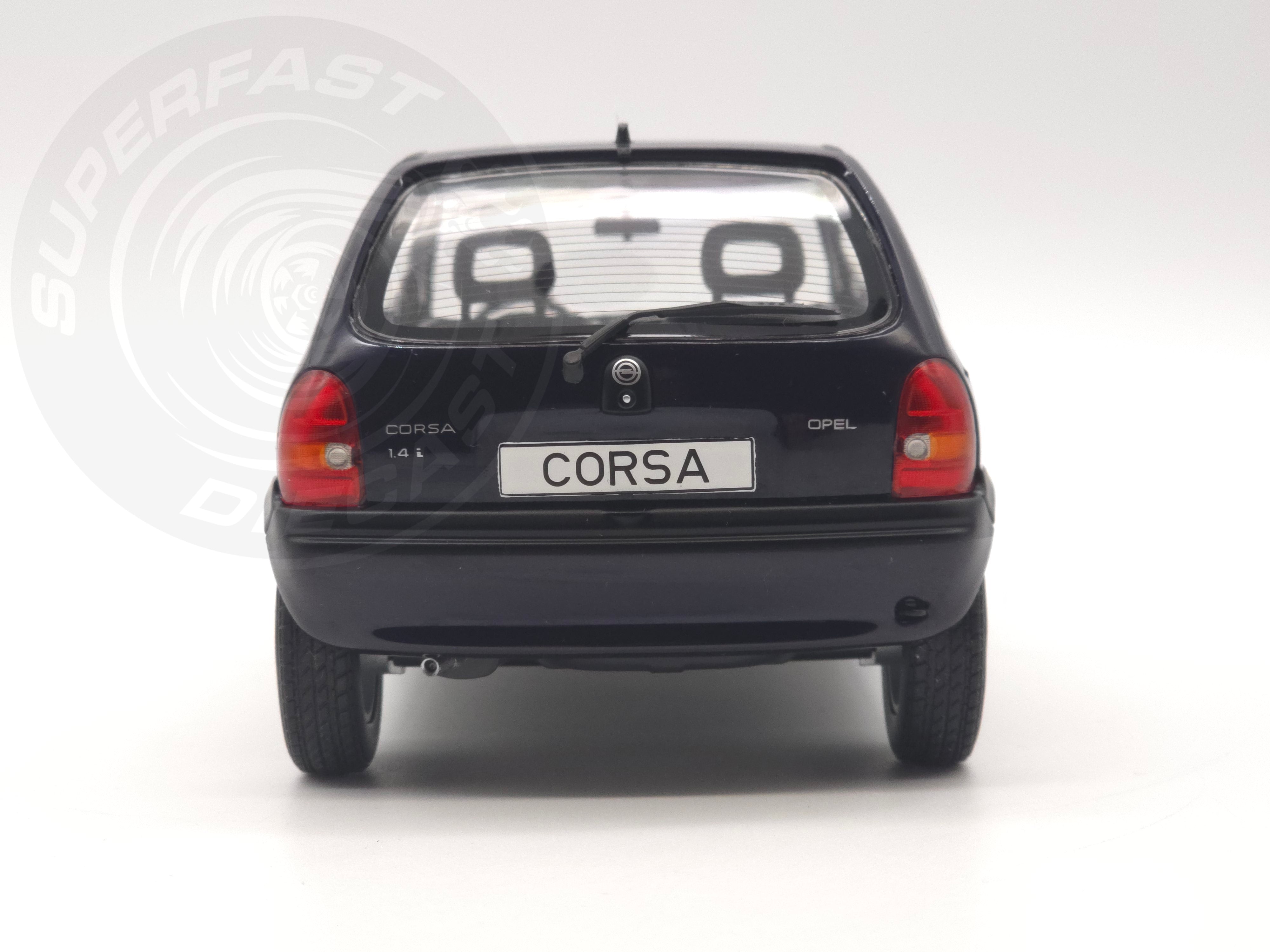 MCG 1:18 Scale Diecast - 1996 Opel Corsa B Atlanta , Blue - MCG18905