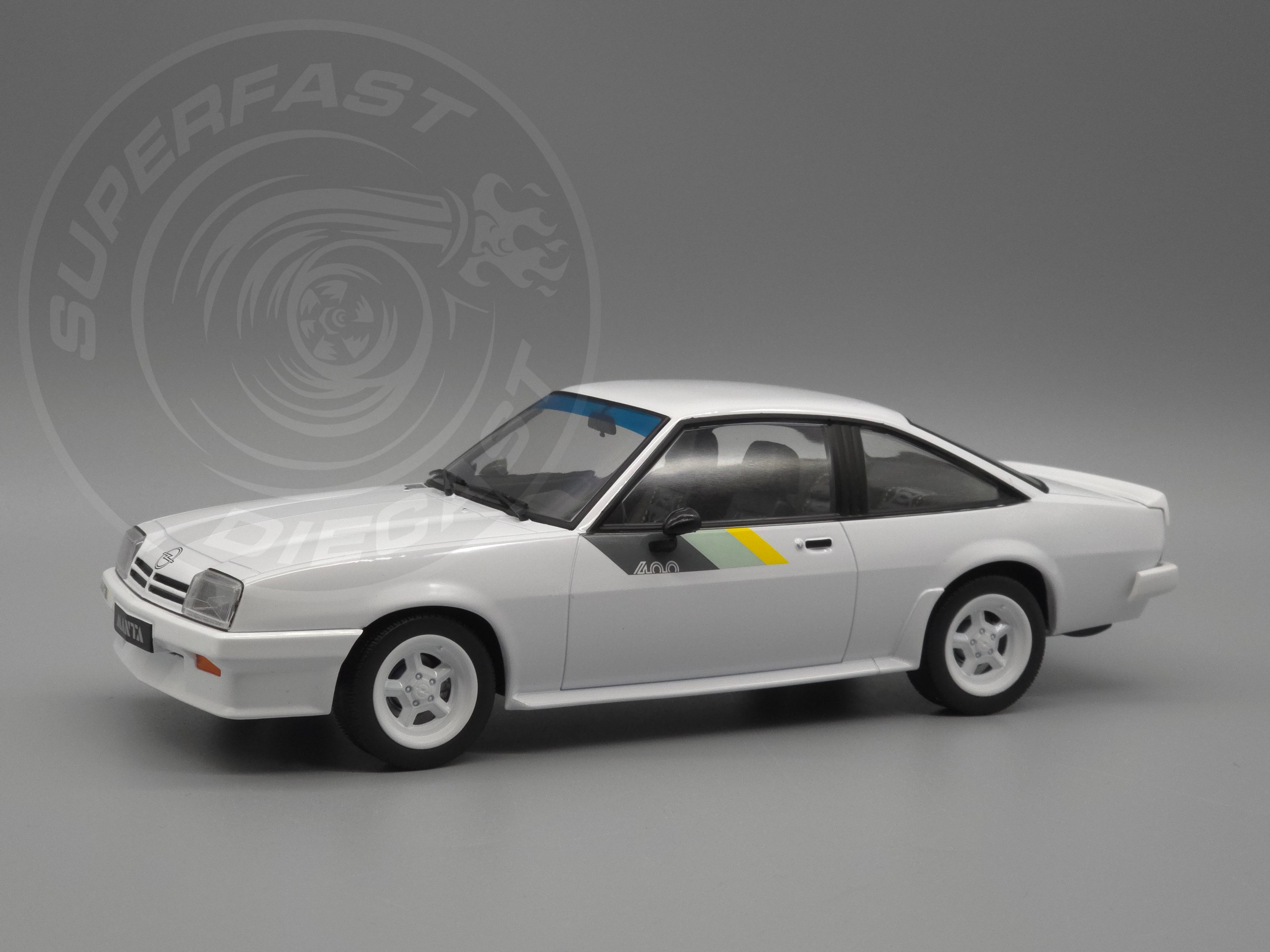Norev 1:18 Scale Diecast - 1982 Opel Manta B400 - White - 183302