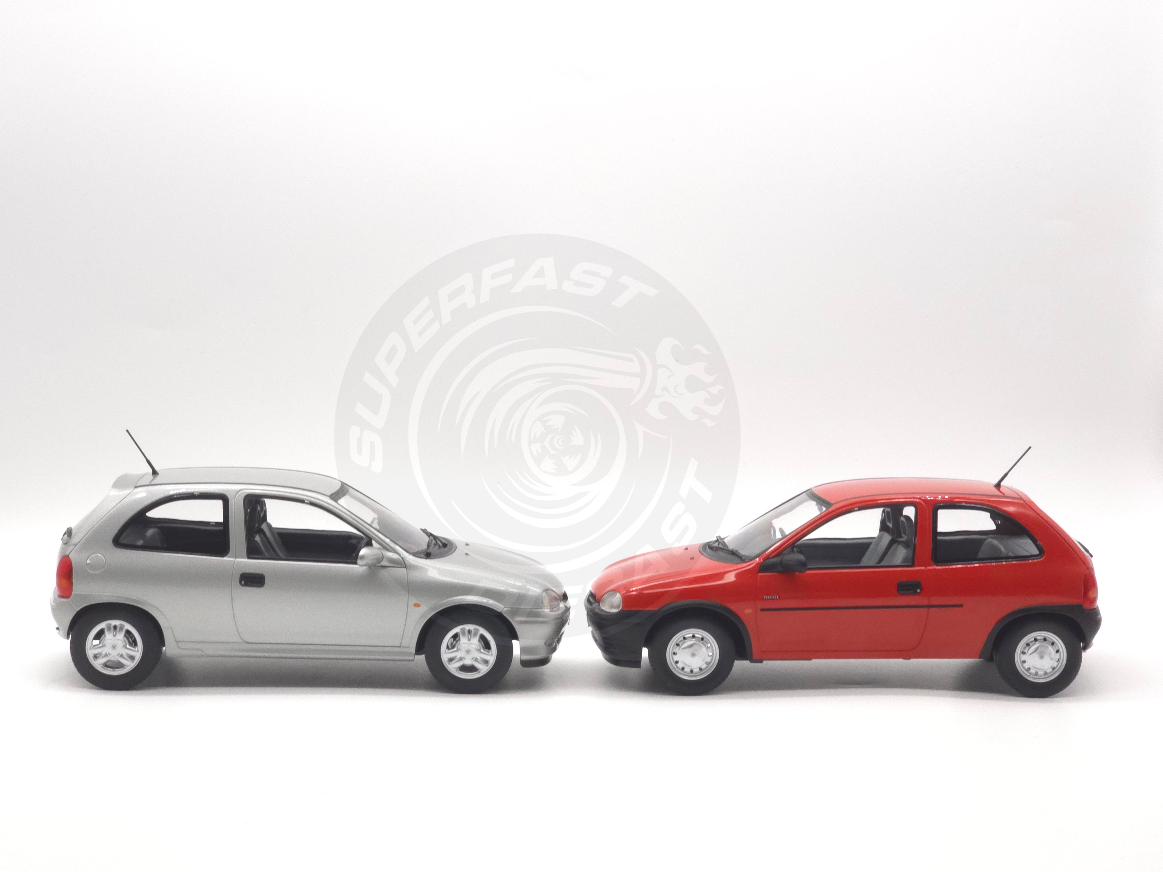 MCG 1:18 Scale Diecast - 1993 Vauxhall Corsa GSi (UK Exclusive RHD), Silver - MCG18846