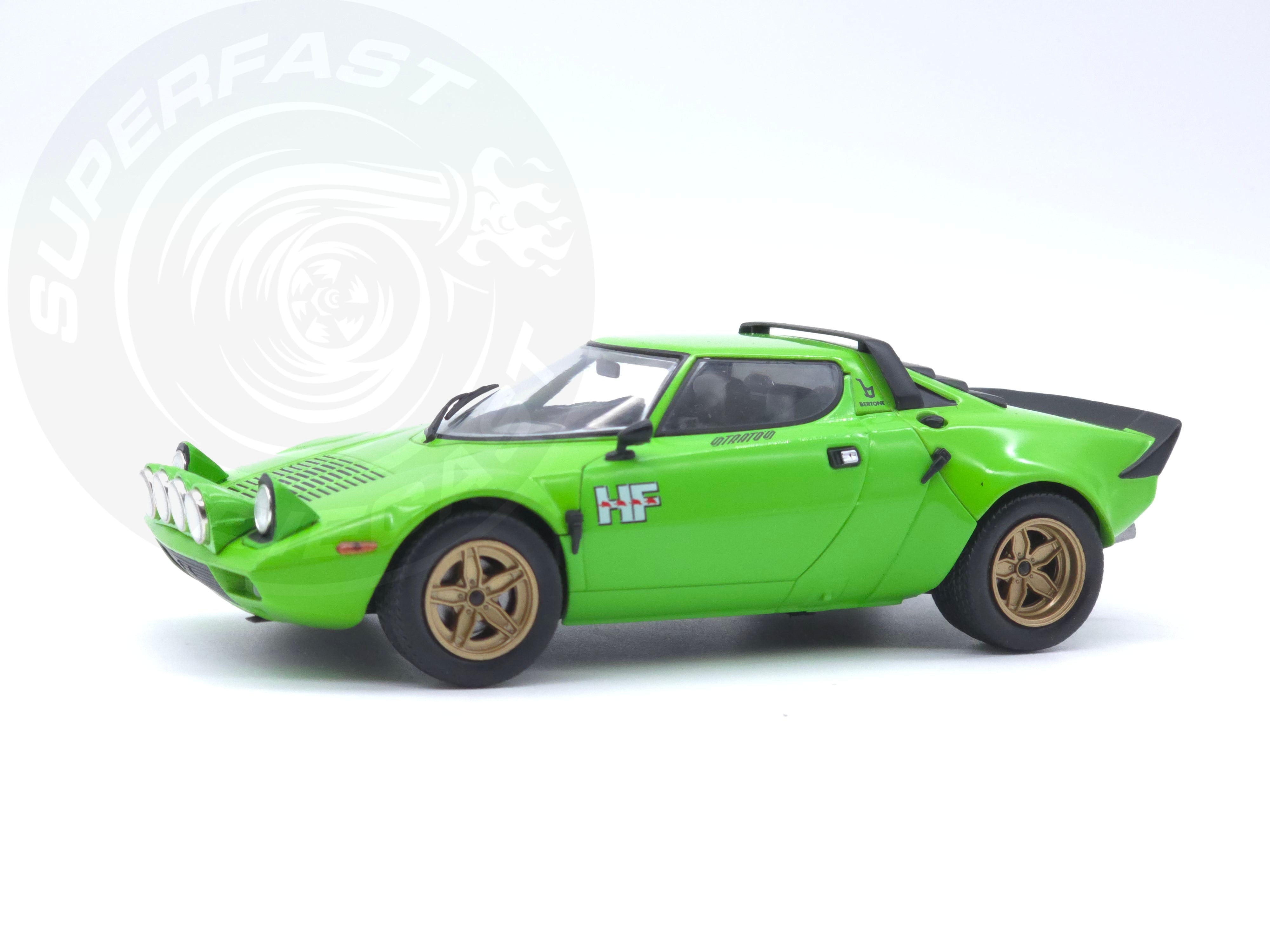 ニチモ　Lancia Stratos HF 1/24 Whitebox 1:24 Scale Diecast Model Car - Lancia Stratos HF in Green