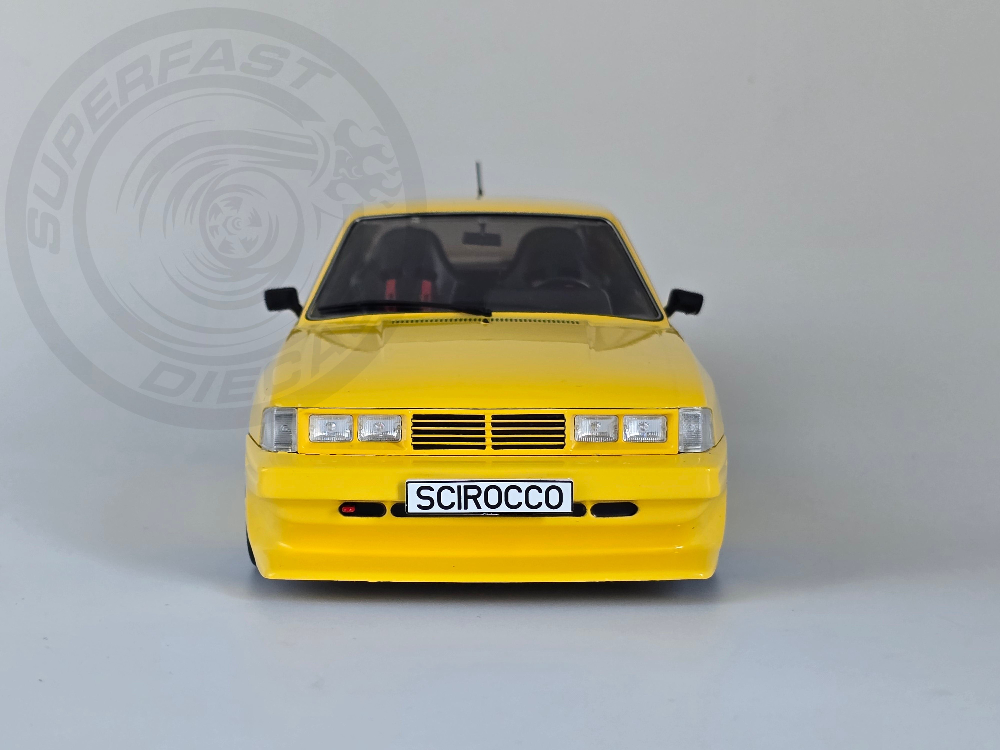 MCG 1:18 Diecast  - 1980 Volkswagen VW Scirocco Reiger GTO, Yellow - MCG18447