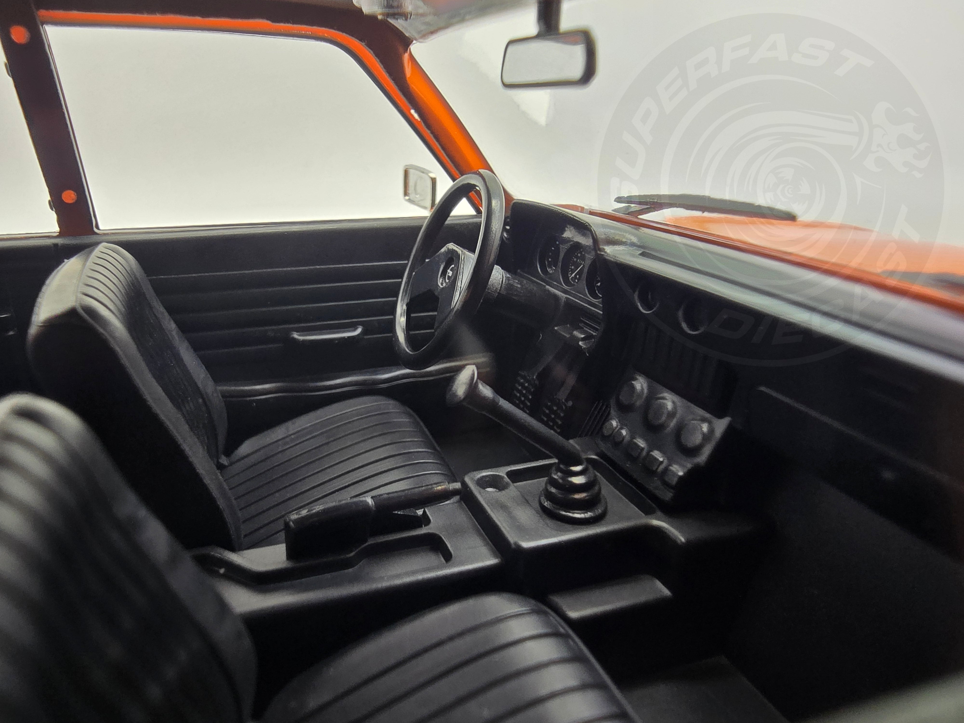 MCG 1:18 Diecast - Opel Ascona A Irmscher, Orange/Black - MCG18839