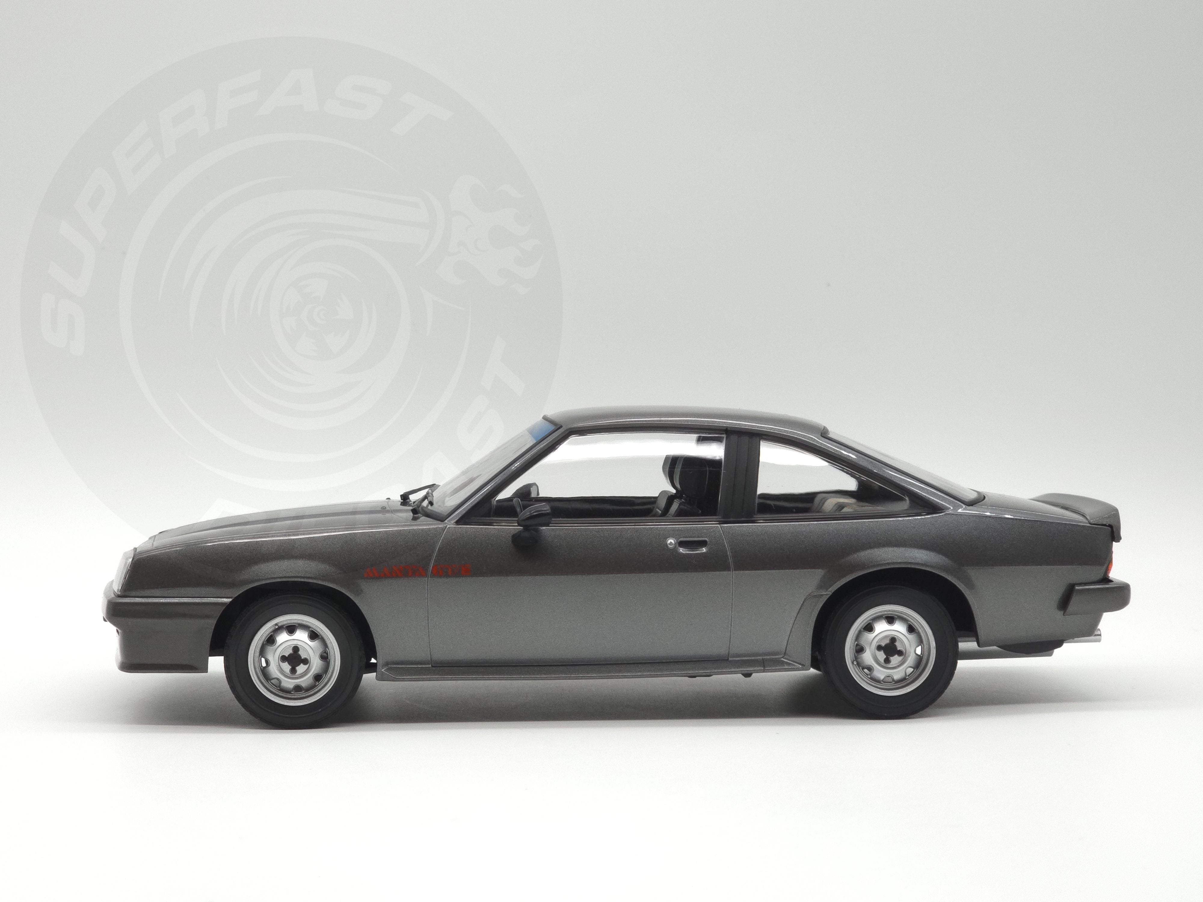 Norev 1:18 Scale Diecast - 1982 Opel Manta B GT/E - Grey - 183303